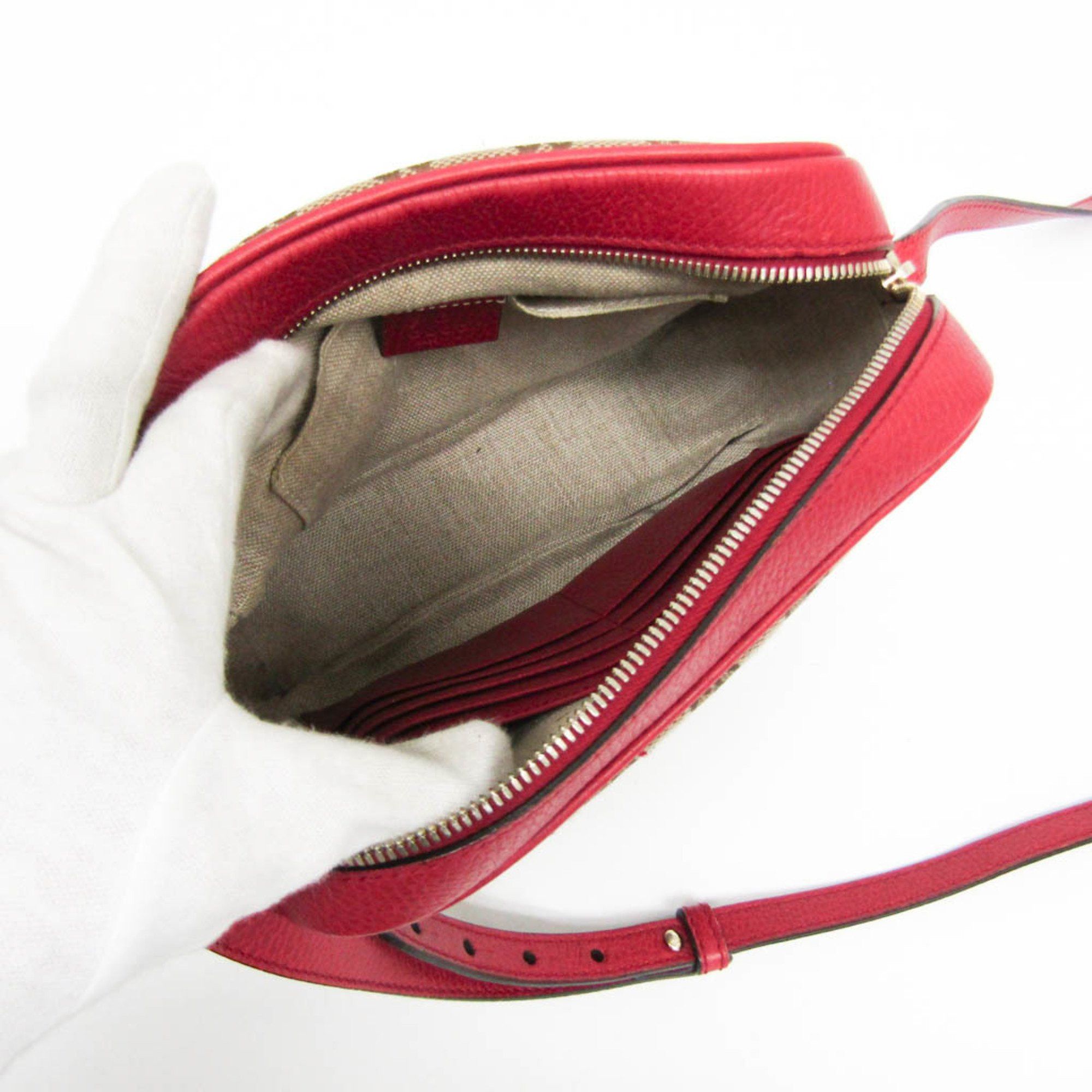 Gucci Gg Canvas Beige Canvas Shoulder Bag (Pre-Owned) Size ONE SIZE - 3 Thumbnail