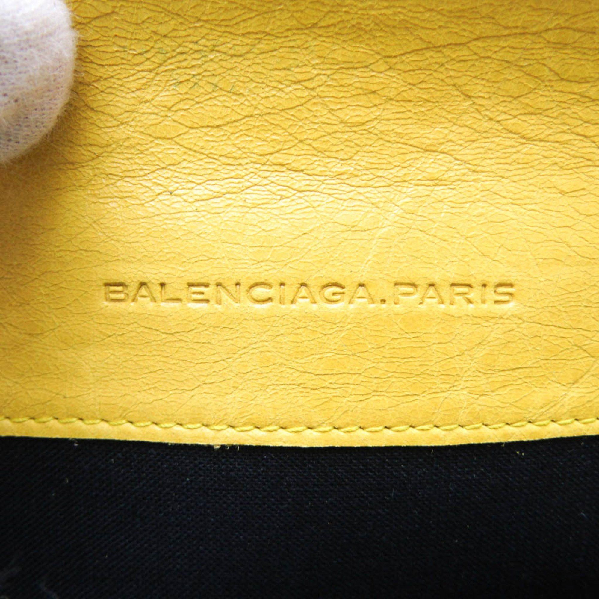 Balenciaga Classic Yellow Leather Wallet (Pre-Owned) Size ONE SIZE - 5 Thumbnail