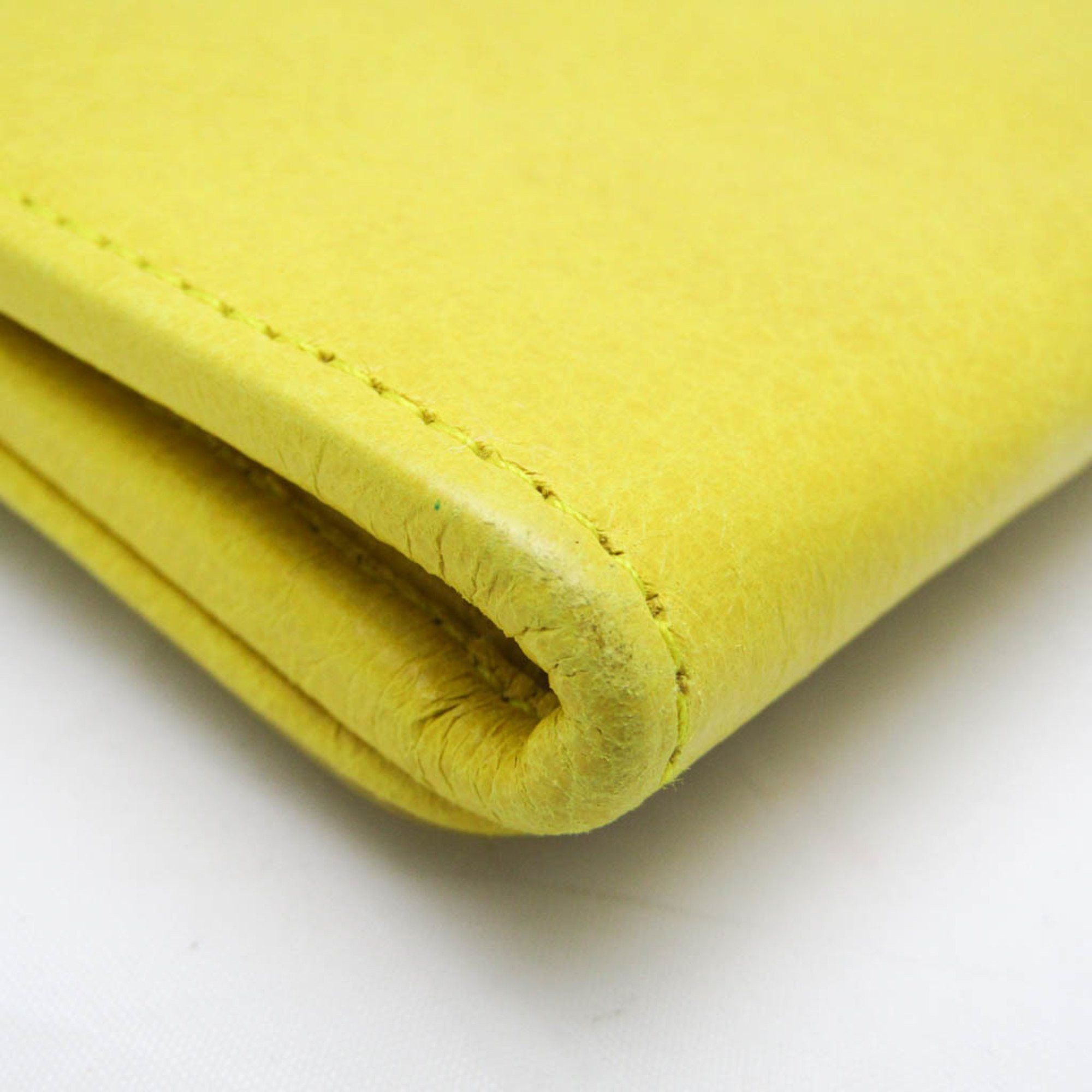 Balenciaga Classic Yellow Leather Wallet (Pre-Owned) Size ONE SIZE - 7 Thumbnail