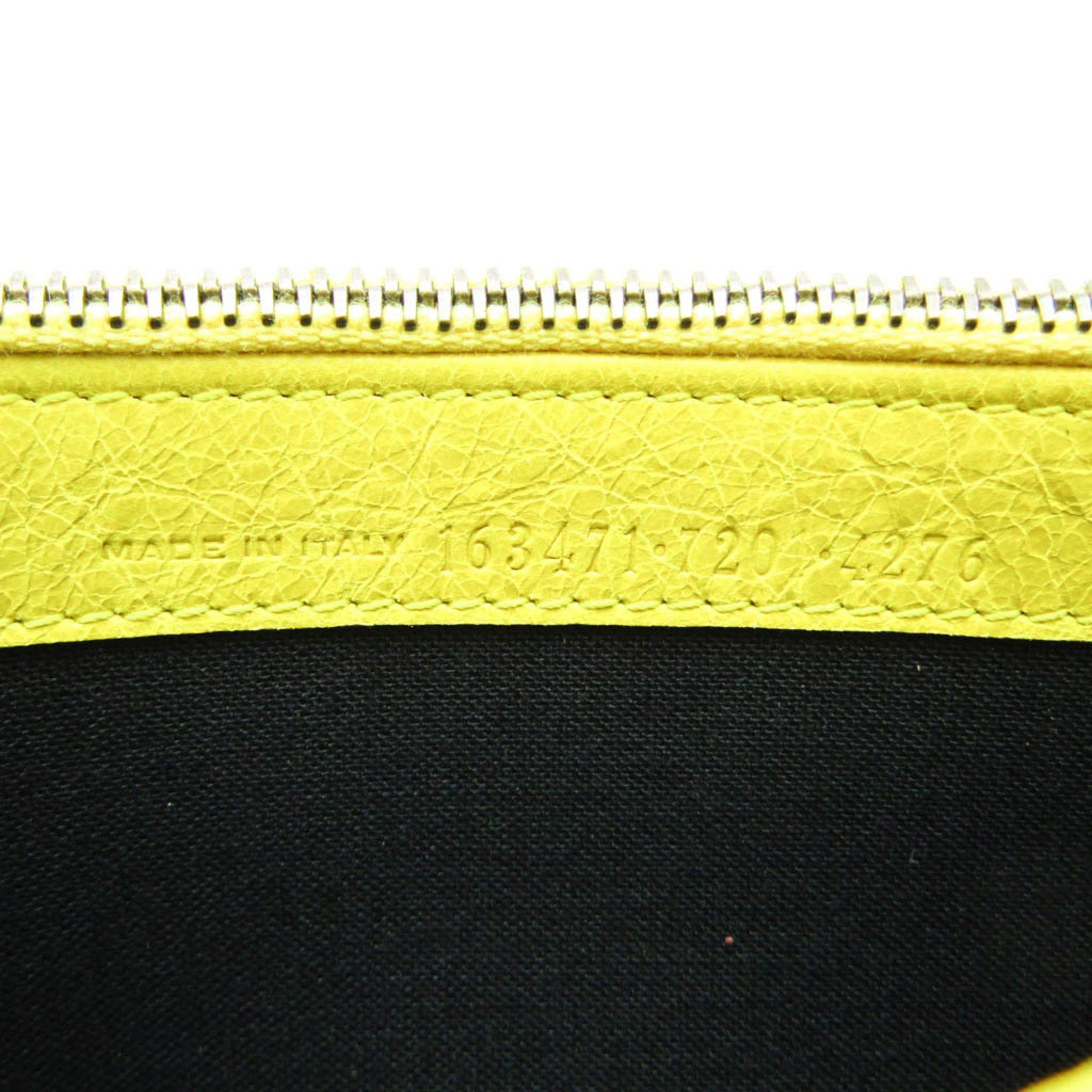 Balenciaga Classic Yellow Leather Wallet (Pre-Owned) Size ONE SIZE - 6 Thumbnail