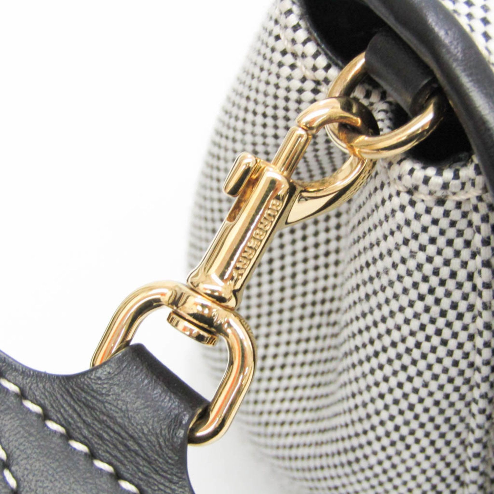 Burberry Black Canvas Shopper Bag (Pre-Owned) Size ONE SIZE - 13 Thumbnail