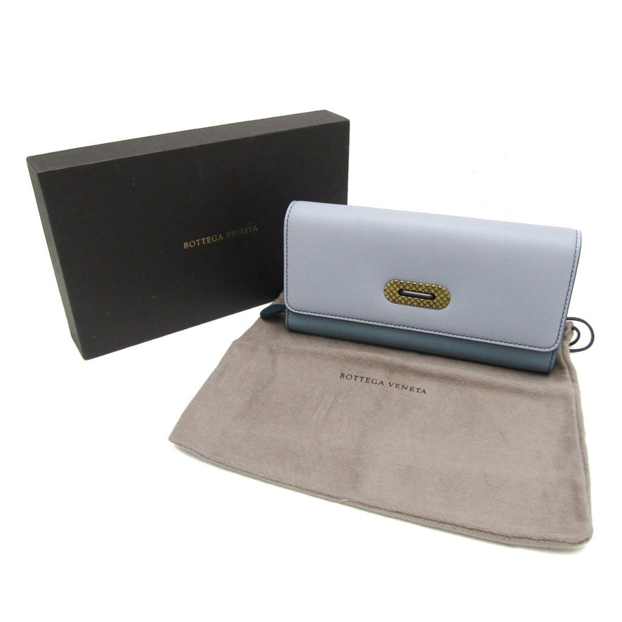 Bottega Veneta Blue Leather Wallet (Pre-Owned) Size ONE SIZE - 7 Thumbnail