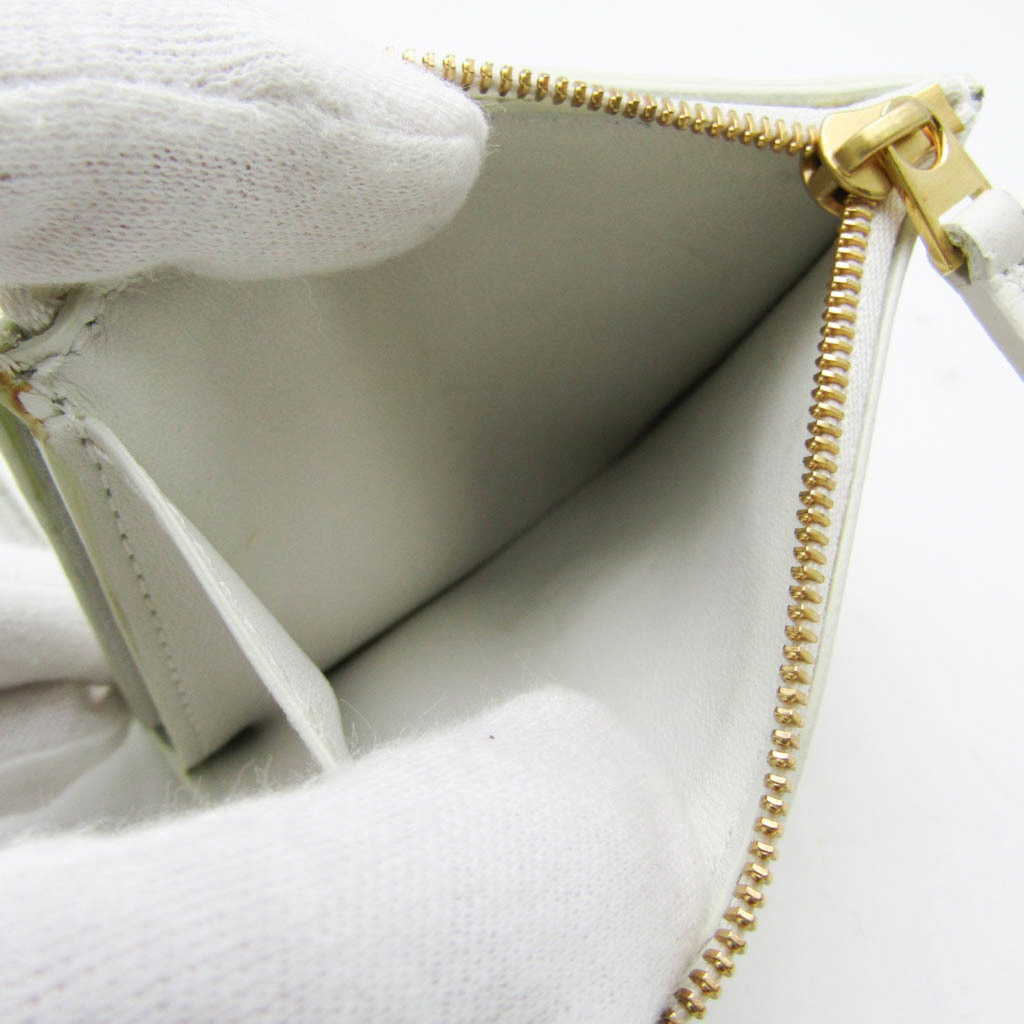 Bottega Veneta White Leather Wallet (Pre-Owned) Size ONE SIZE - 6 Thumbnail