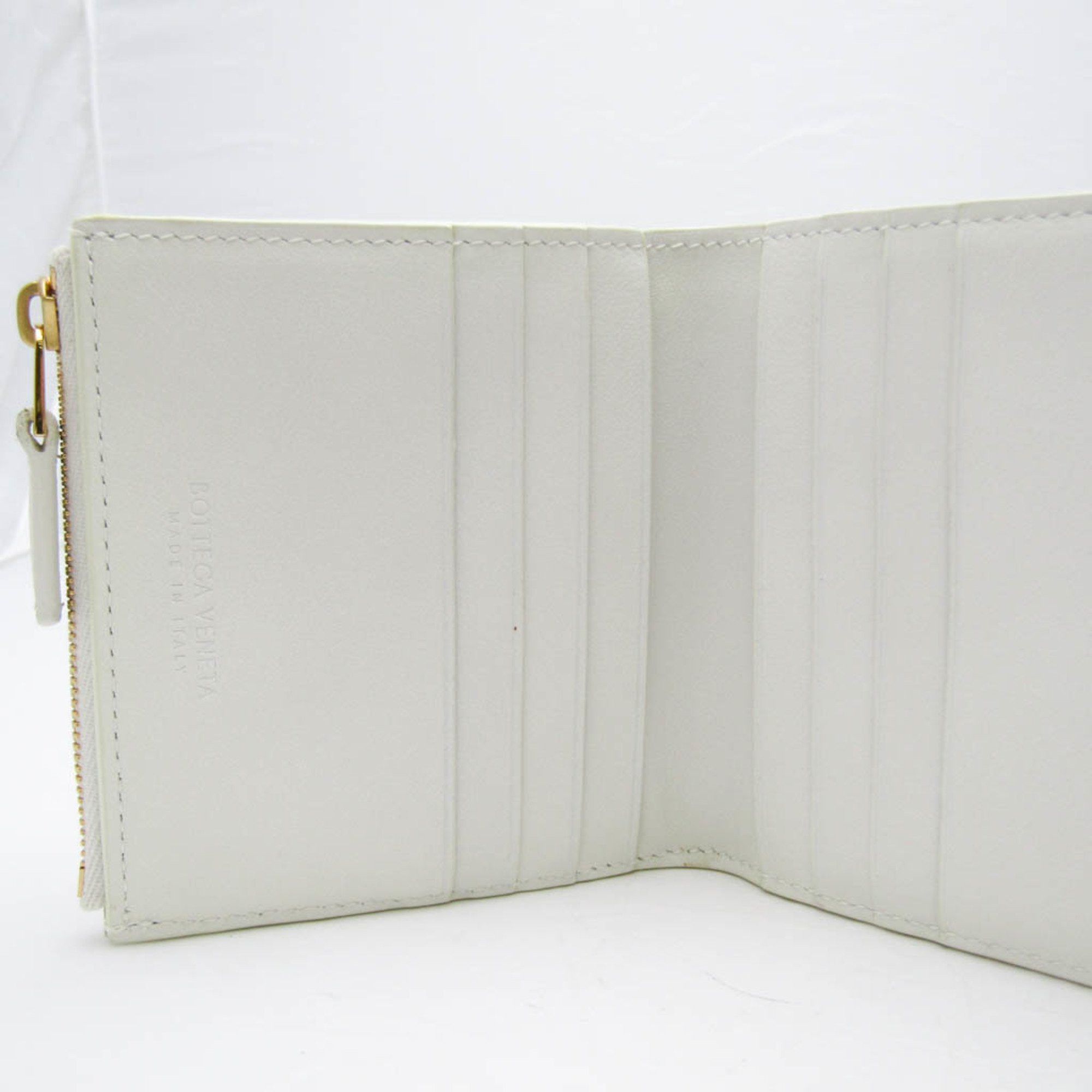 Bottega Veneta White Leather Wallet (Pre-Owned) Size ONE SIZE - 11 Thumbnail