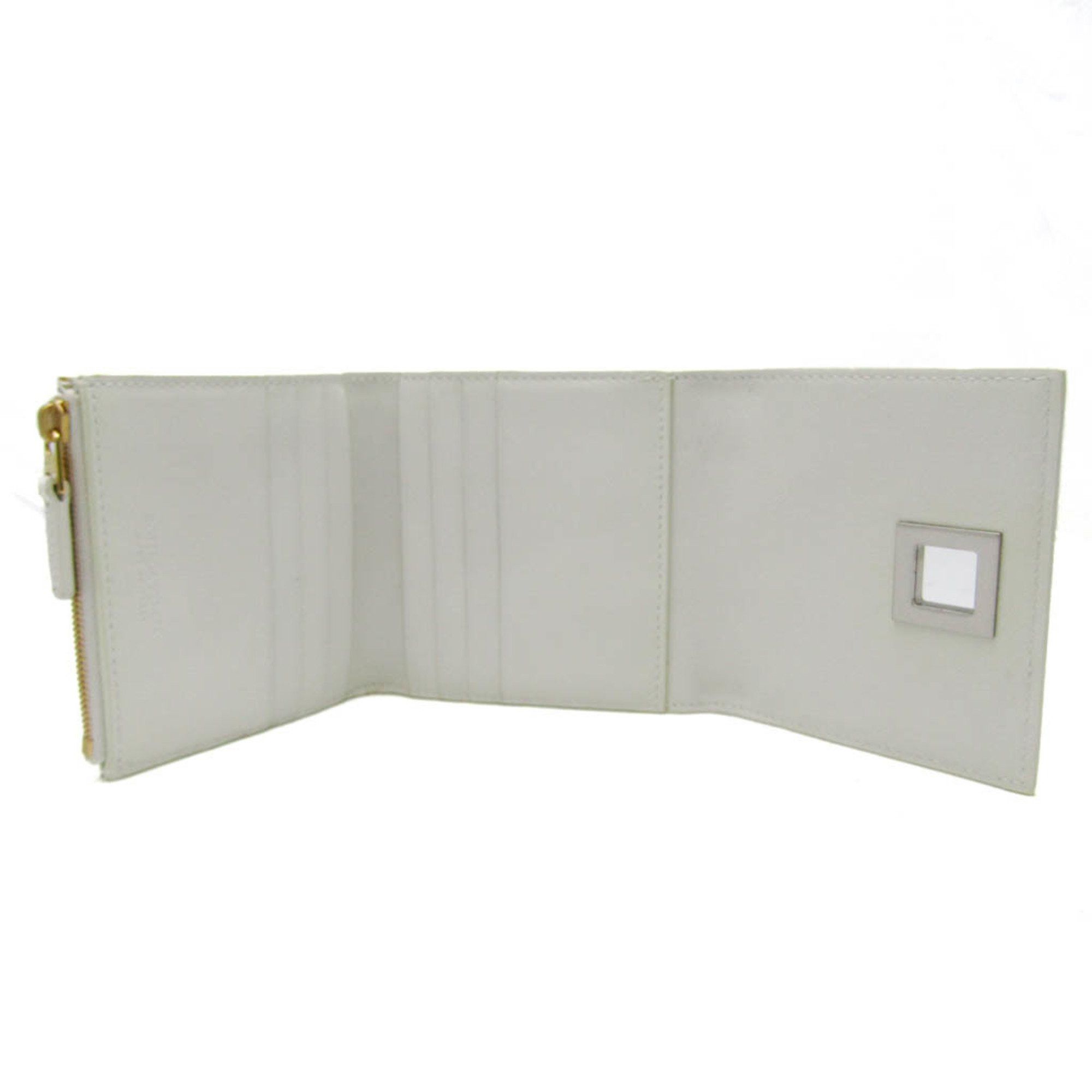 Bottega Veneta White Leather Wallet (Pre-Owned) Size ONE SIZE - 3 Thumbnail