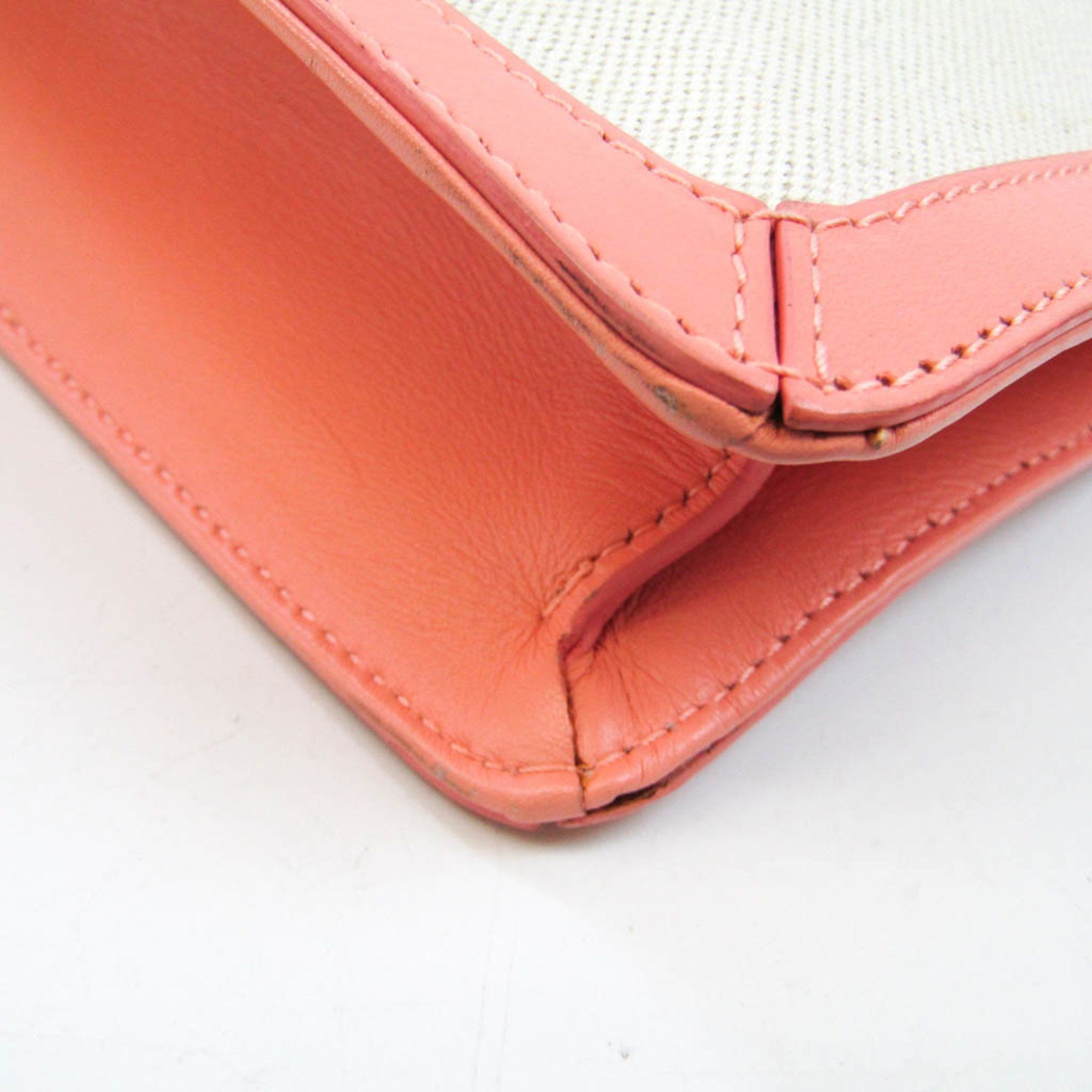 Balenciaga Beige Canvas Clutch Bag (Pre-Owned) Size ONE SIZE - 11 Thumbnail