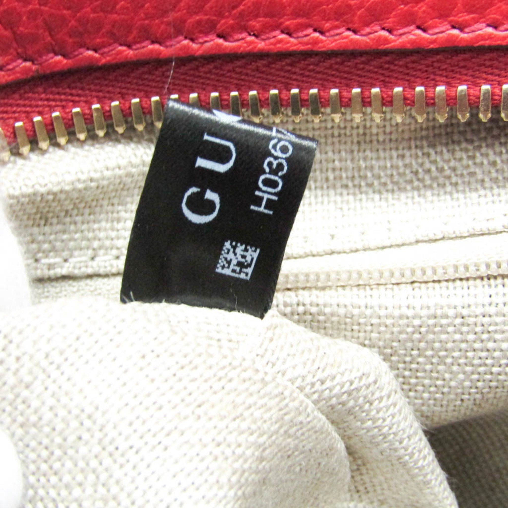 Gucci Gg Canvas Red Canvas Handbag (Pre-Owned) Size ONE SIZE - 7 Thumbnail