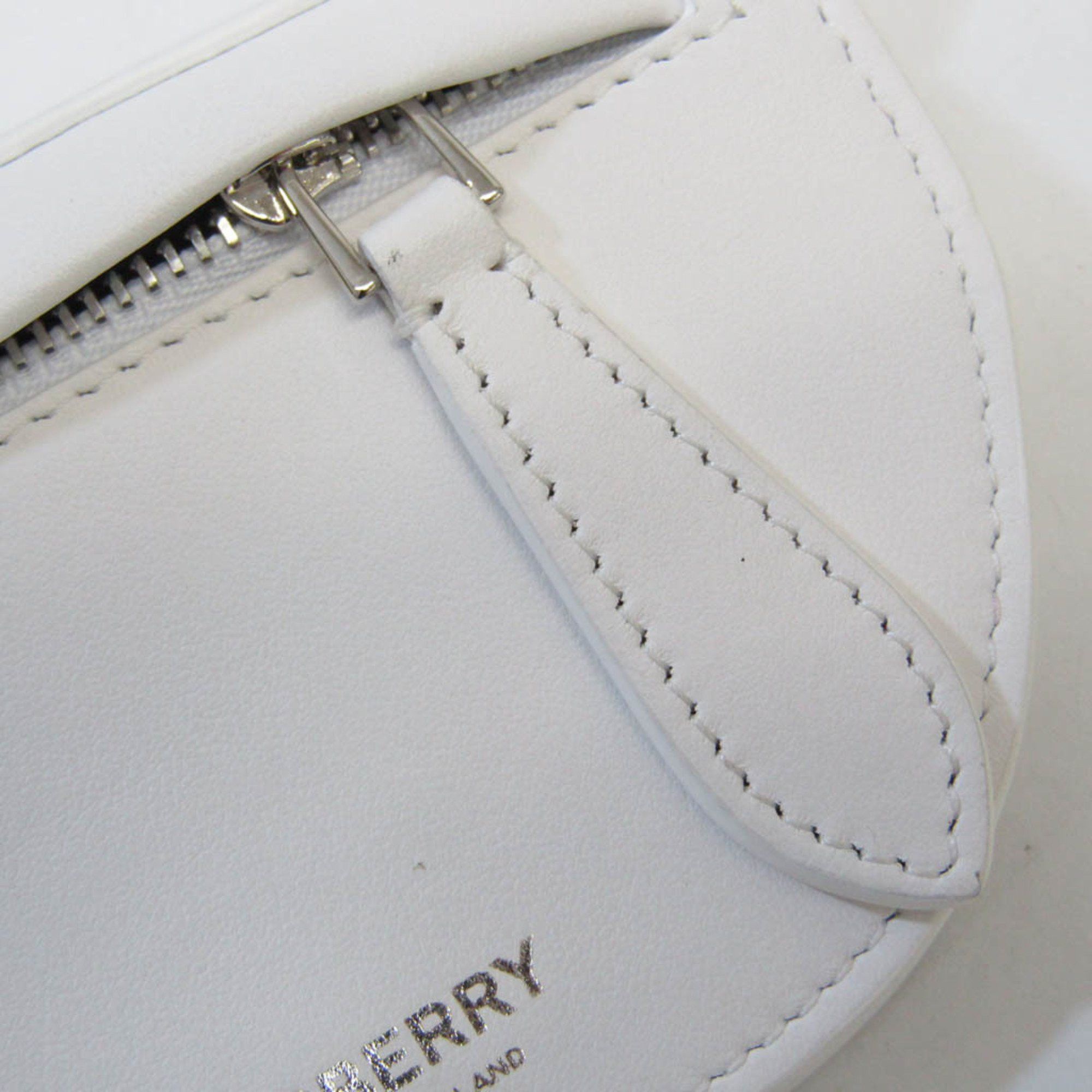 Burberry Olympia White Leather Wallet (Pre-Owned) Size ONE SIZE - 7 Thumbnail
