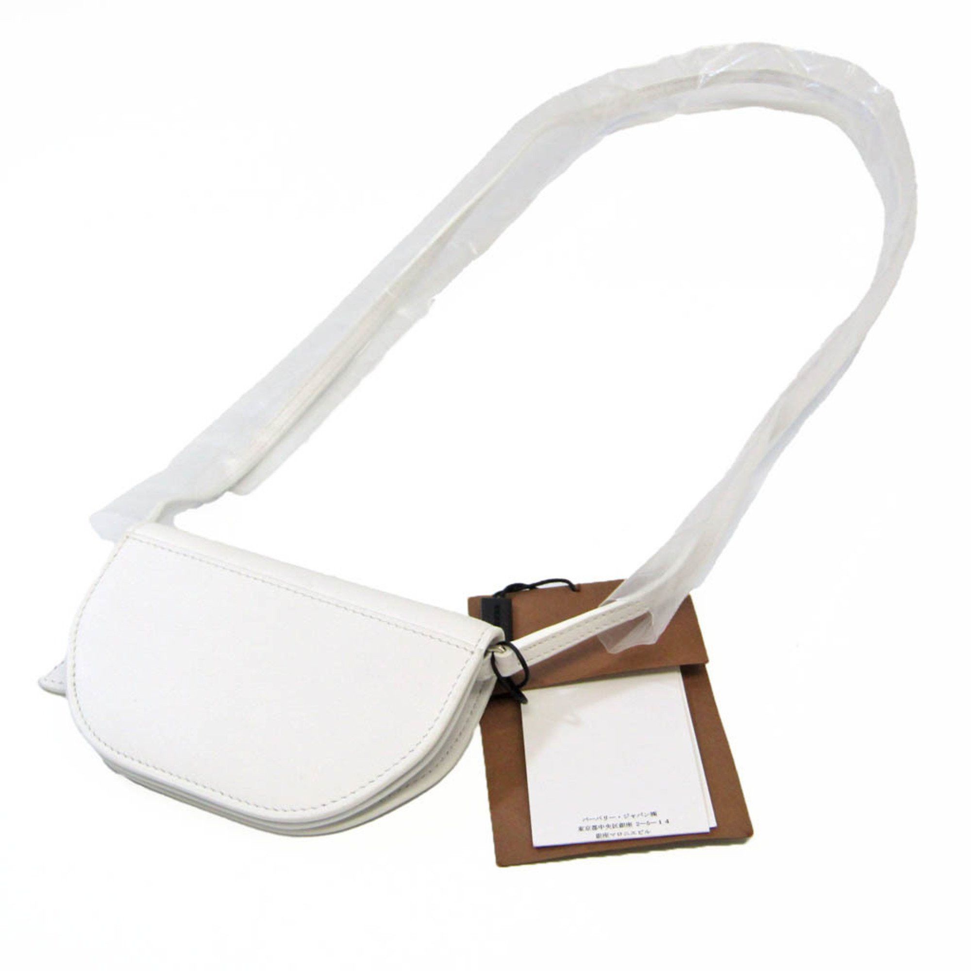 Burberry Olympia White Leather Wallet (Pre-Owned) Size ONE SIZE - 2 Thumbnail