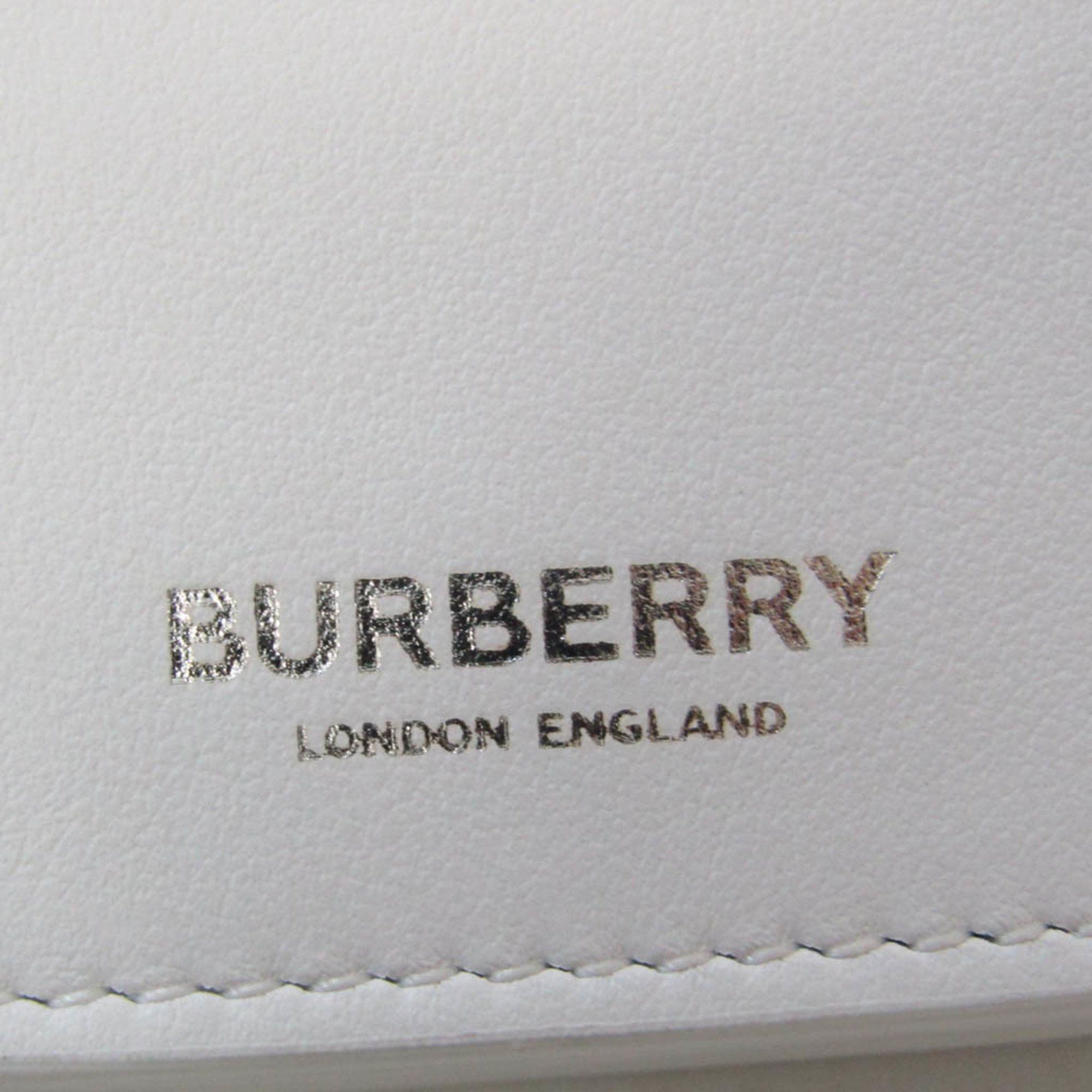 Burberry Olympia White Leather Wallet (Pre-Owned) Size ONE SIZE - 4 Thumbnail