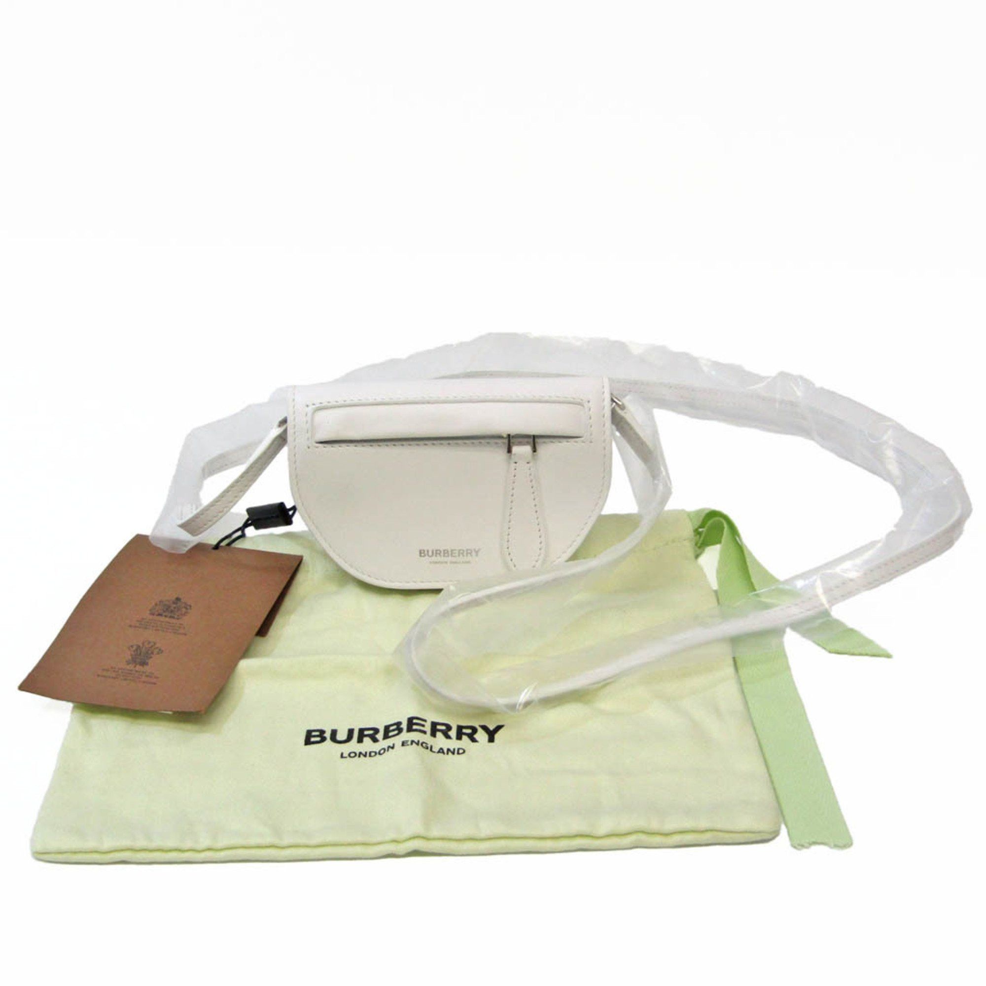 Burberry Olympia White Leather Wallet (Pre-Owned) Size ONE SIZE - 9 Thumbnail