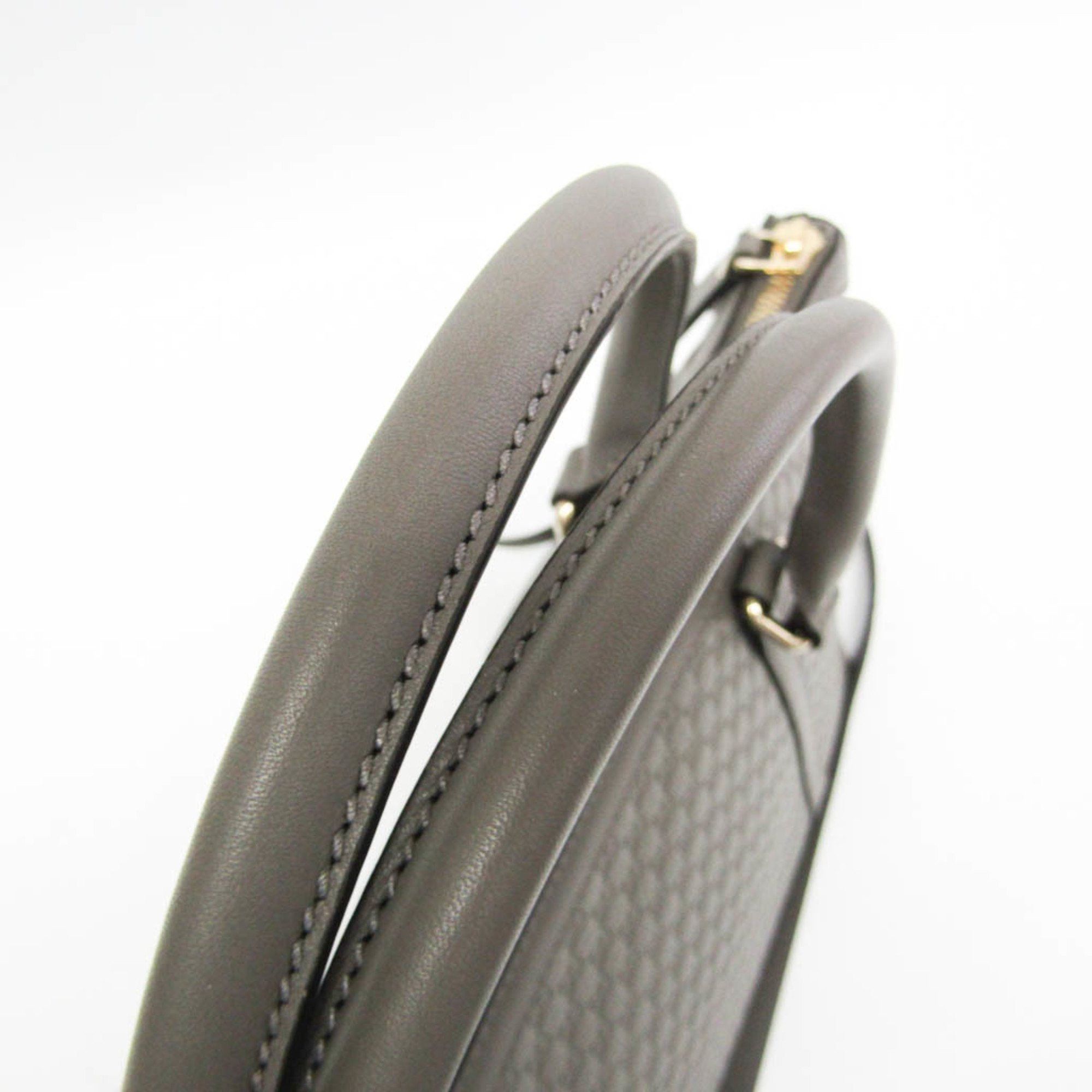 Gucci Micro ssima Grey Leather Handbag (Pre-Owned) Size ONE SIZE - 7 Thumbnail