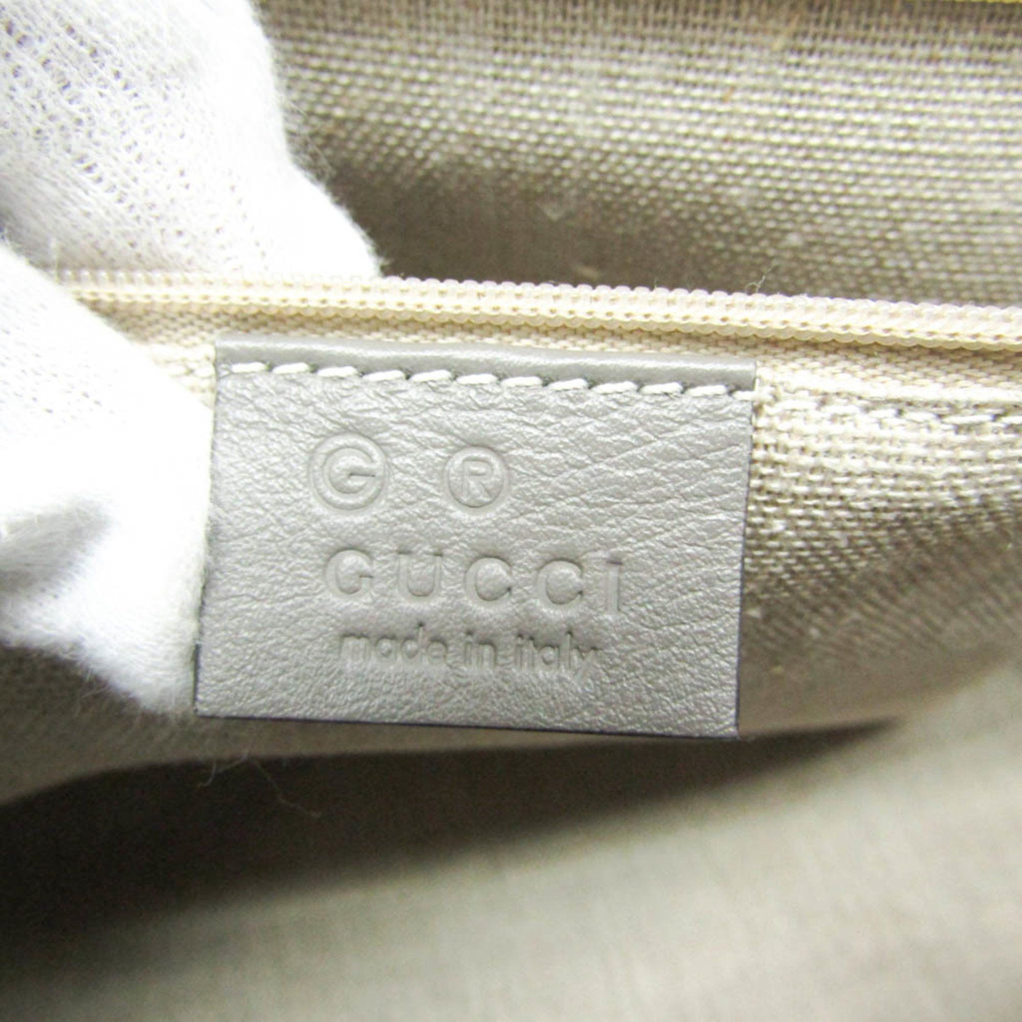 Gucci Micro ssima Grey Leather Handbag (Pre-Owned) Size ONE SIZE - 5 Thumbnail