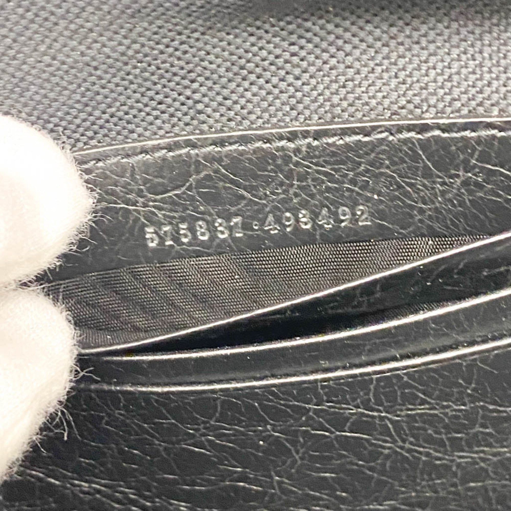 Gucci Interlocking G Black Leather Shoulder Bag (Pre-Owned) Size ONE SIZE - 5 Thumbnail