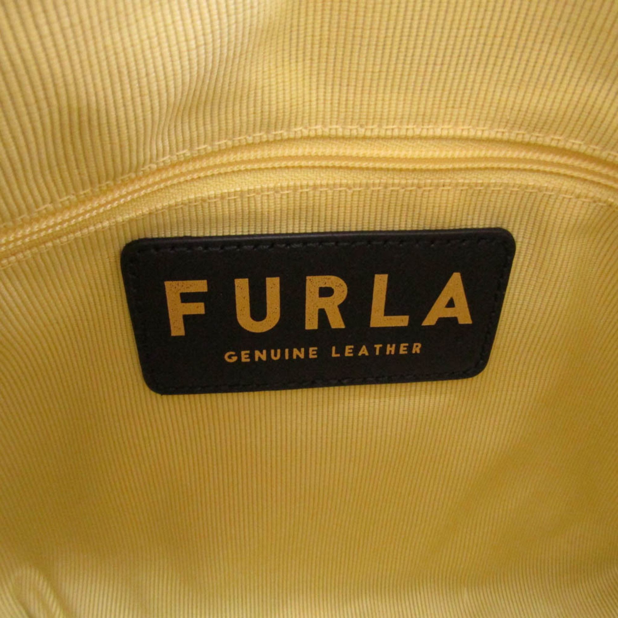 Furla Yellow Leather Handbag (Pre-Owned) Size ONE SIZE - 7 Thumbnail