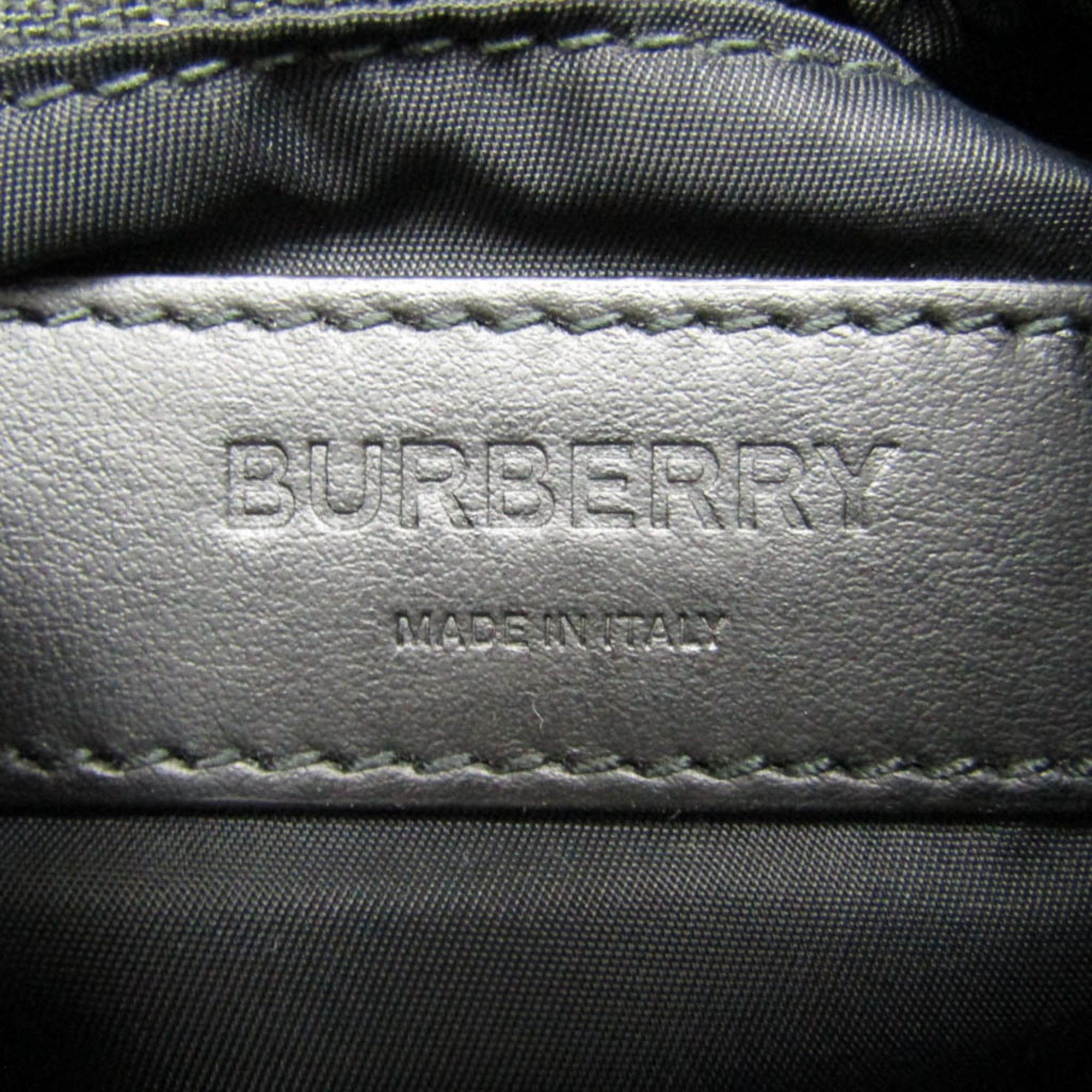 Burberry Leo Black Synthetic Shopper Bag (Pre-Owned) Size ONE SIZE - 7 Thumbnail