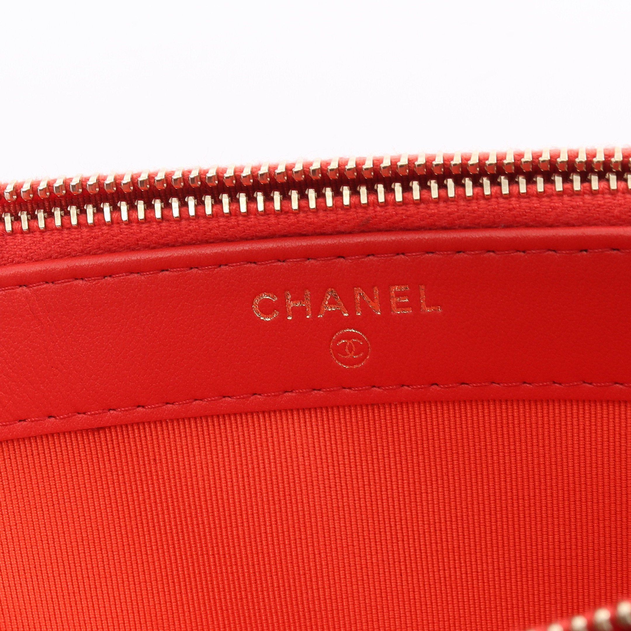 Chanel Chanel Matelasse Chain Wallet Caviar Skin Orange Red Gold Hardware Size ONE SIZE - 4 Thumbnail