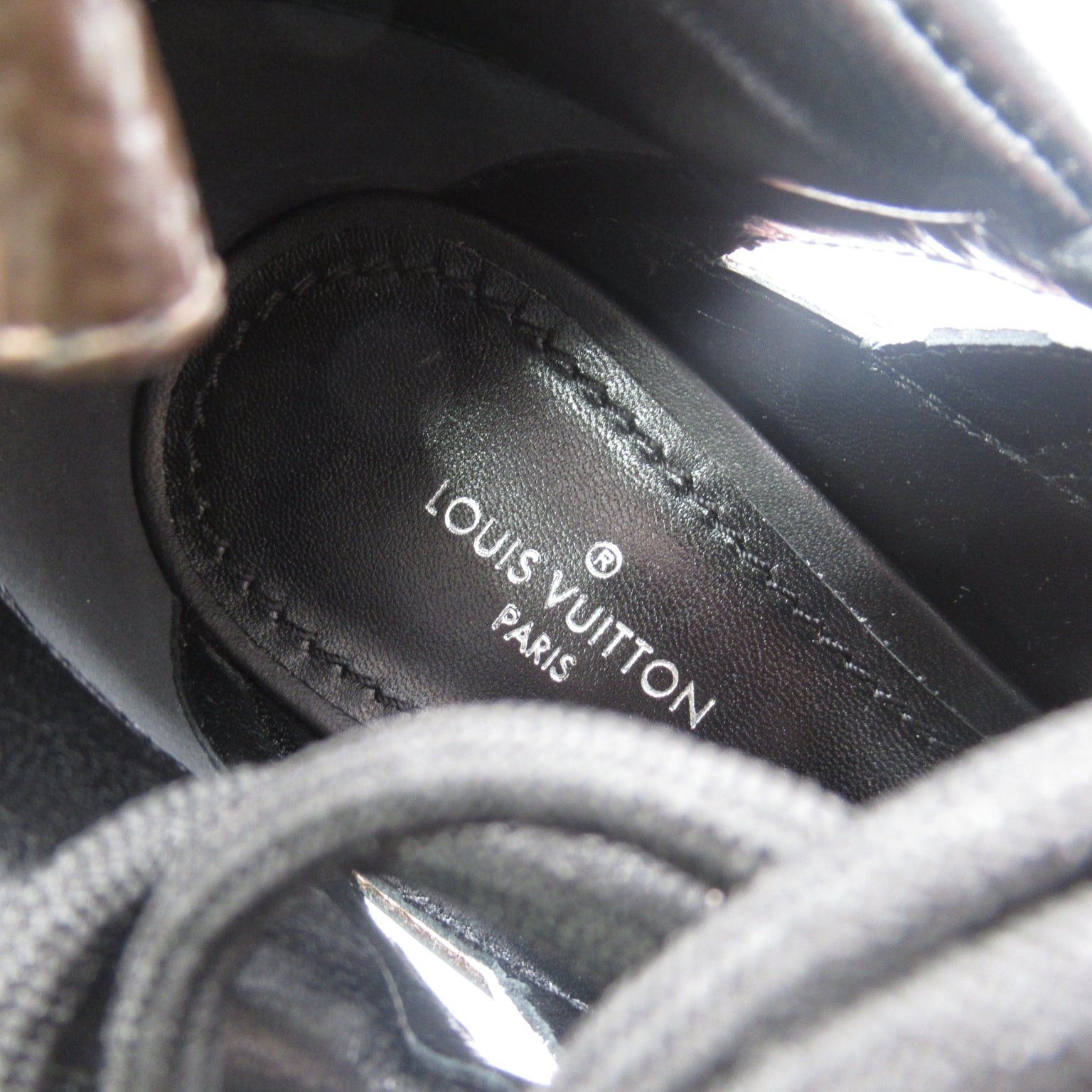 Louis Vuitton Louis Vuitton Pumps Leather Black Pink Size ONE SIZE - 6 Thumbnail