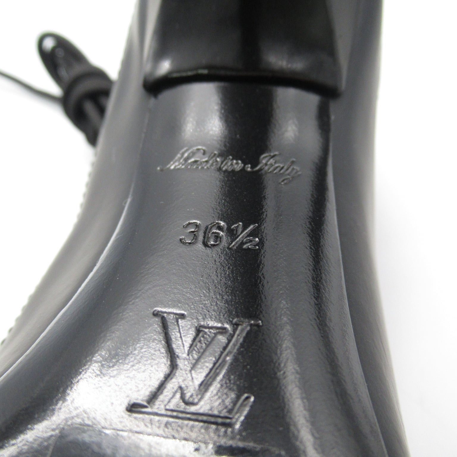 Louis Vuitton Louis Vuitton Pumps Leather Black Pink Size ONE SIZE - 5 Thumbnail