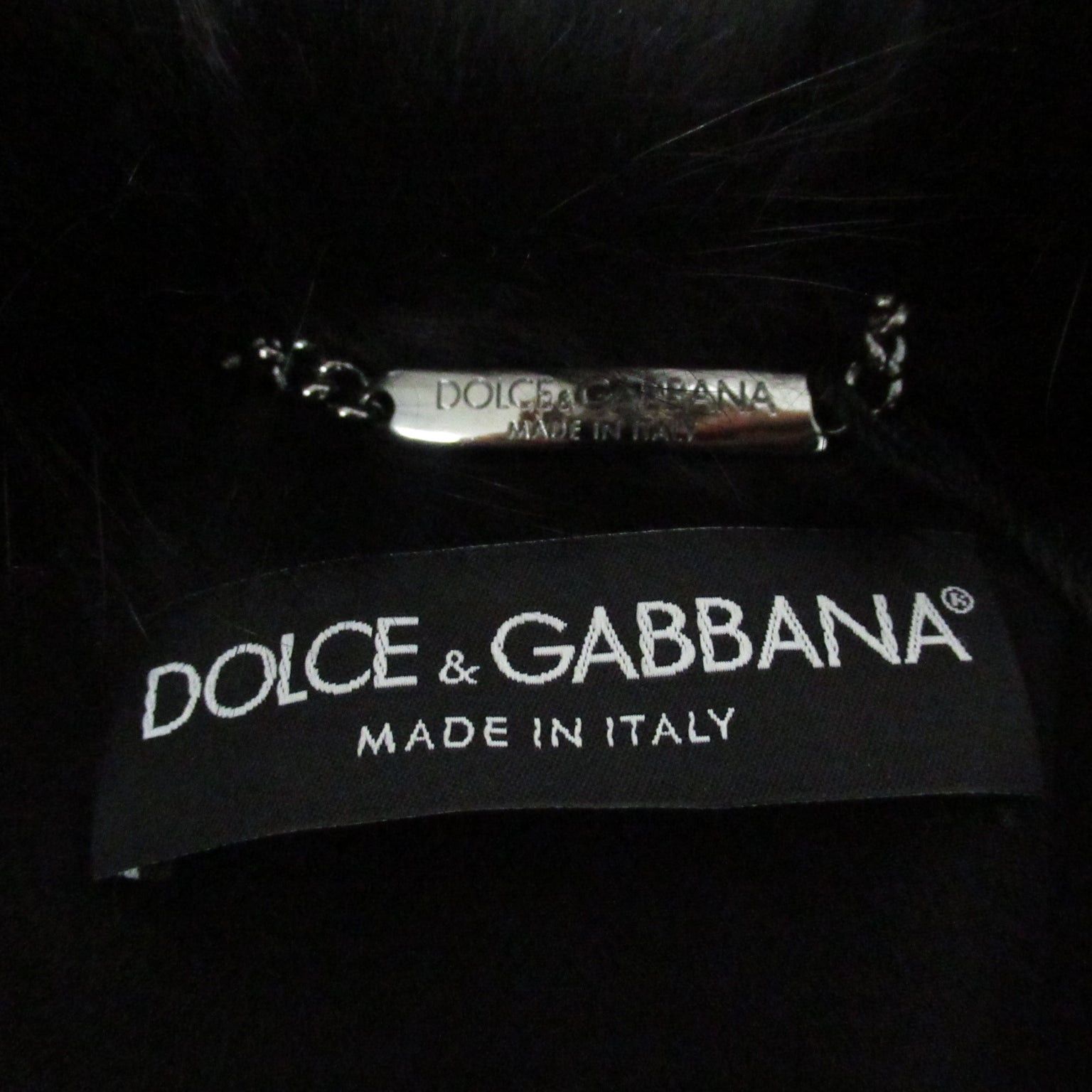 Dolce & Gabbana Dolce Gabbana Fur Coat Others Fox Black Size ONE SIZE - 5 Thumbnail