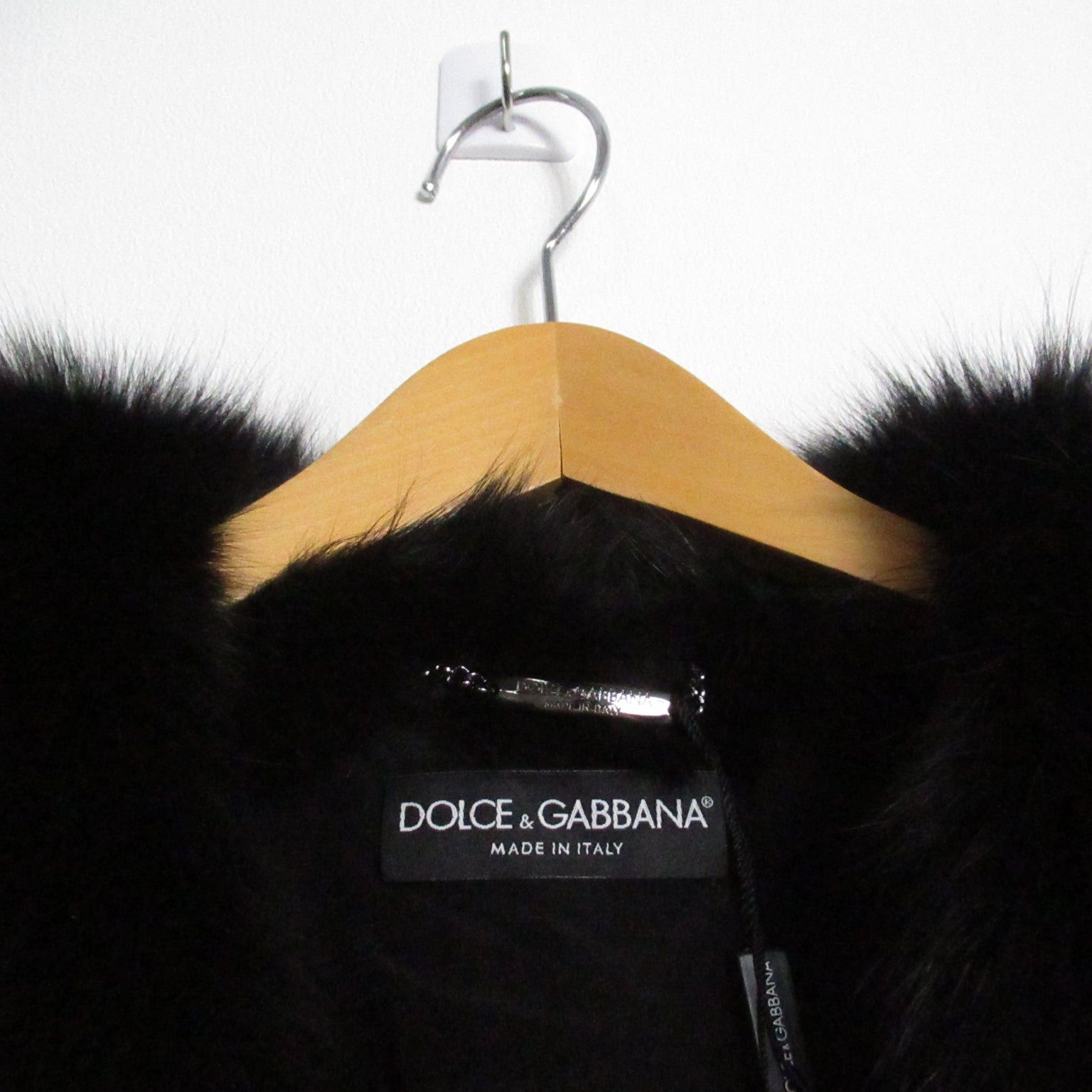 Dolce & Gabbana Dolce Gabbana Fur Coat Others Fox Black Size ONE SIZE - 3 Thumbnail