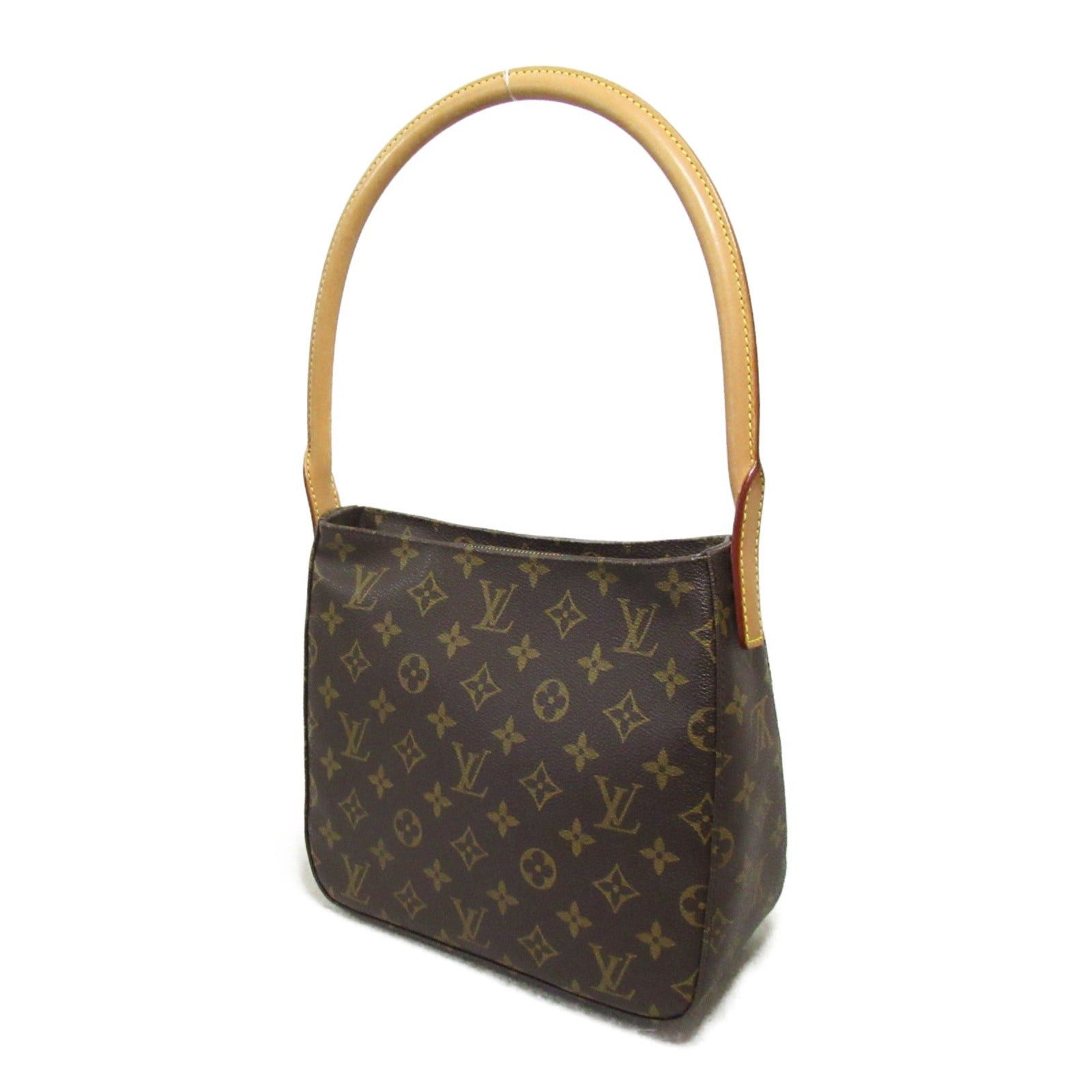 Louis Vuitton Louis Vuitton Looping Mm Shoulder Bag Coated Canvas Monogram Brown Size ONE SIZE - 3 Thumbnail