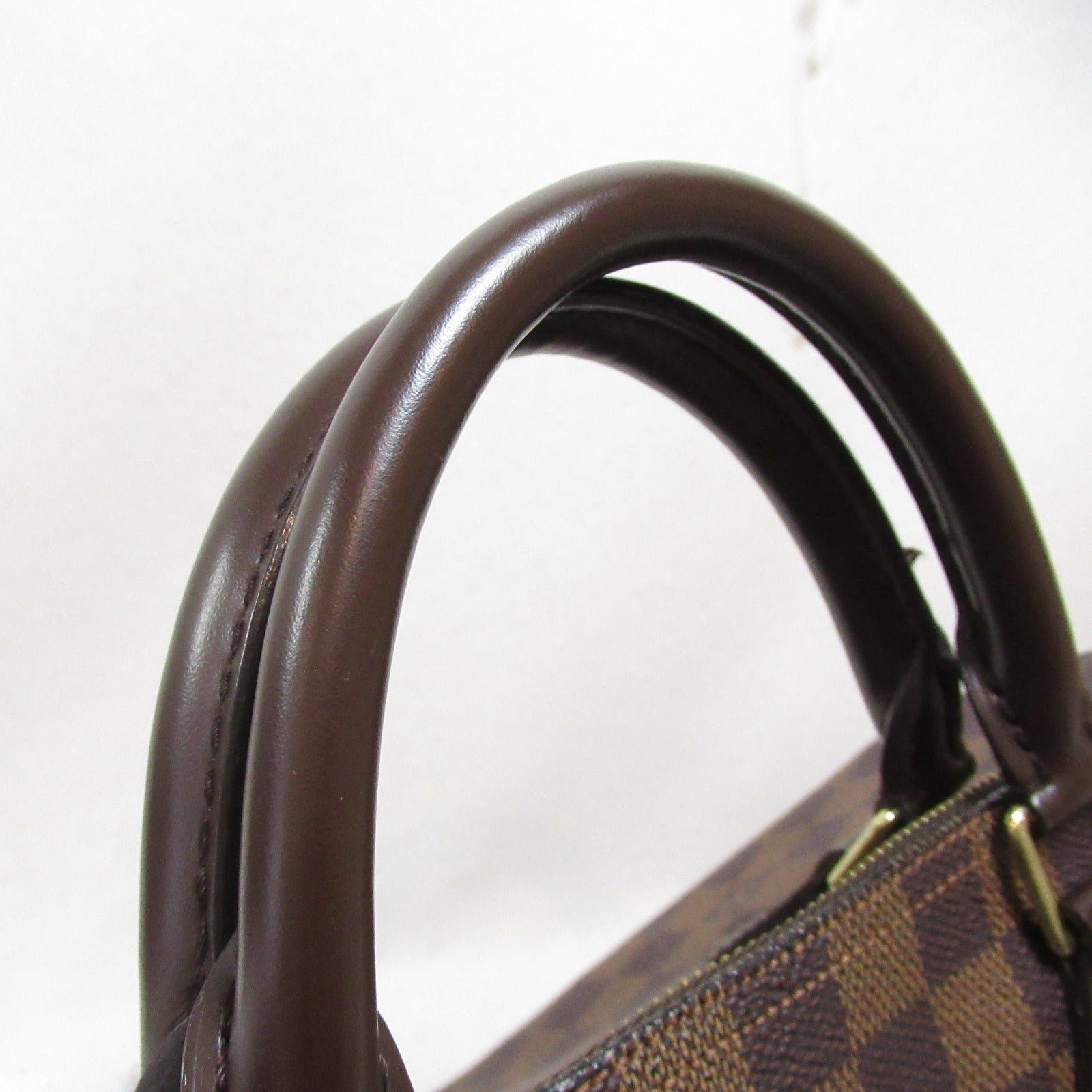 Louis Vuitton Louis Vuitton Speedy 30 Handbag Coated Canvas Damier Brown Ebene Size ONE SIZE - 7 Thumbnail