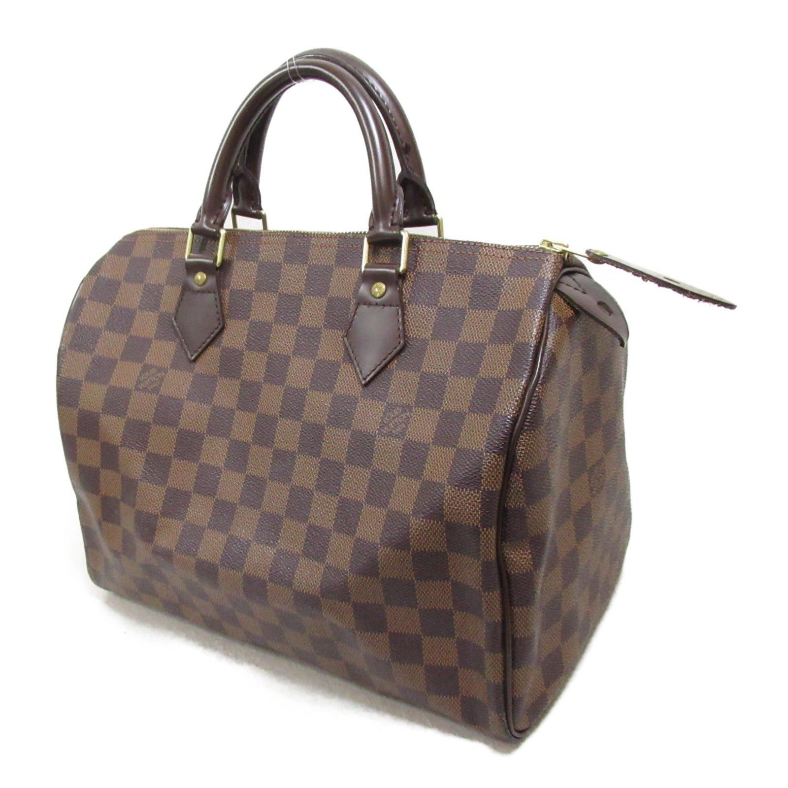 Louis Vuitton Louis Vuitton Speedy 30 Handbag Coated Canvas Damier Brown Ebene Size ONE SIZE - 3 Thumbnail