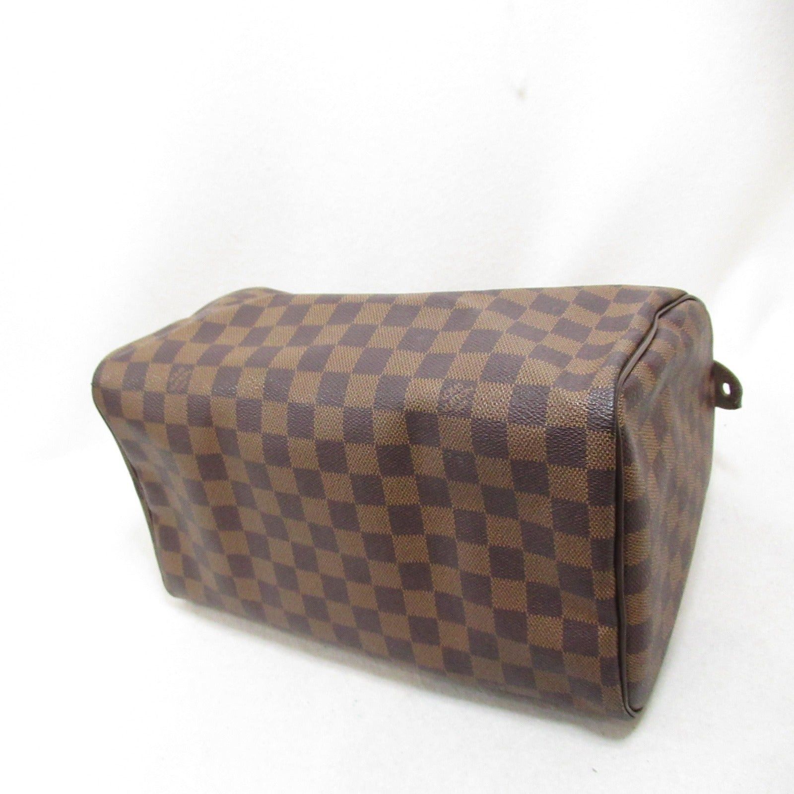Louis Vuitton Louis Vuitton Speedy 30 Handbag Coated Canvas Damier Brown Ebene Size ONE SIZE - 4 Thumbnail