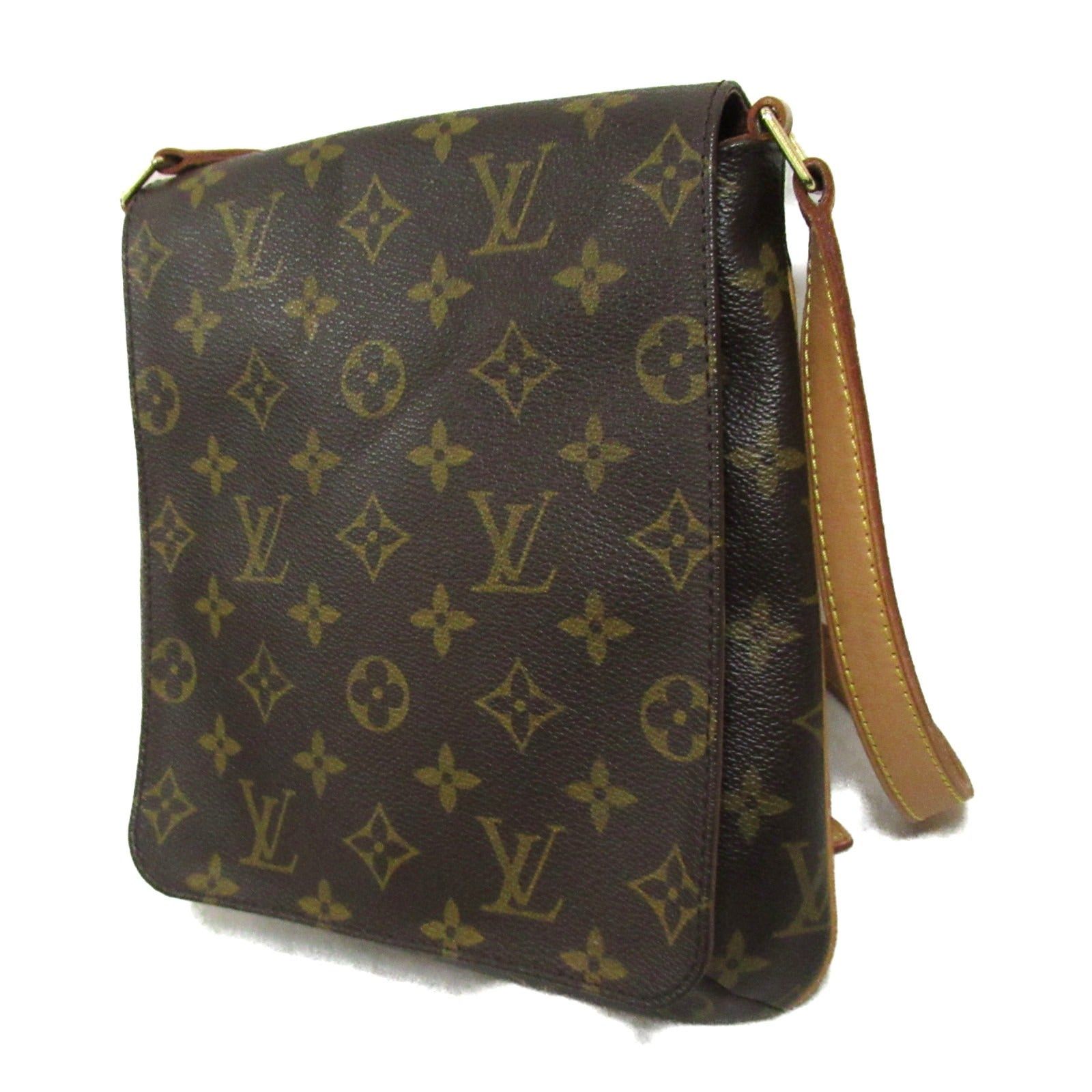 Louis Vuitton Louis Vuitton Musette Salsa Long Shoulder Bag Coated Canvas Monogram Brown Size ONE SIZE - 3 Thumbnail