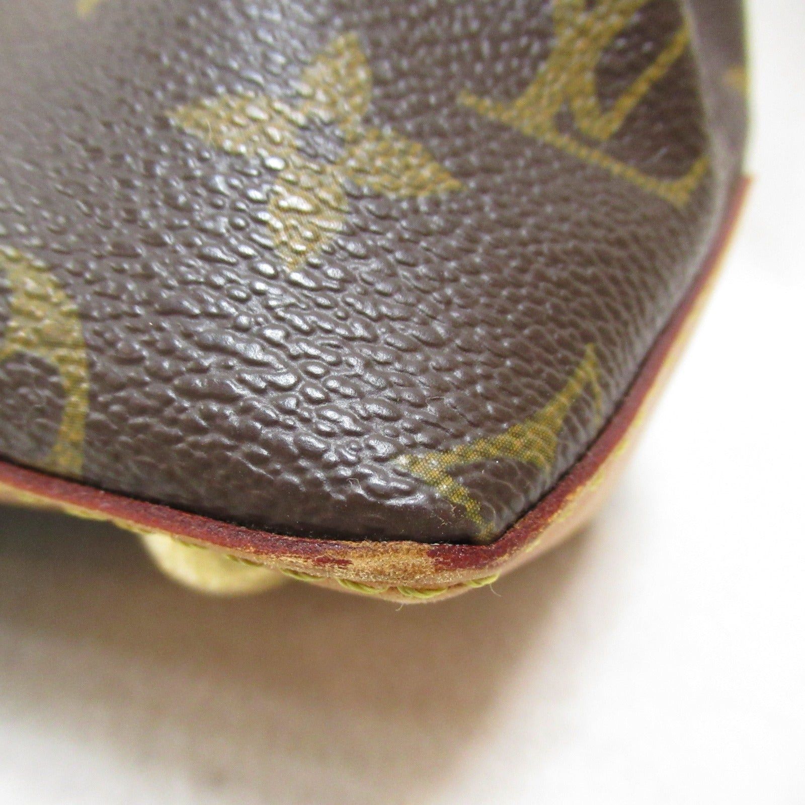 Louis Vuitton Louis Vuitton Wilshire Pm Handbag Coated Canvas Monogram Brown Size ONE SIZE - 9 Thumbnail