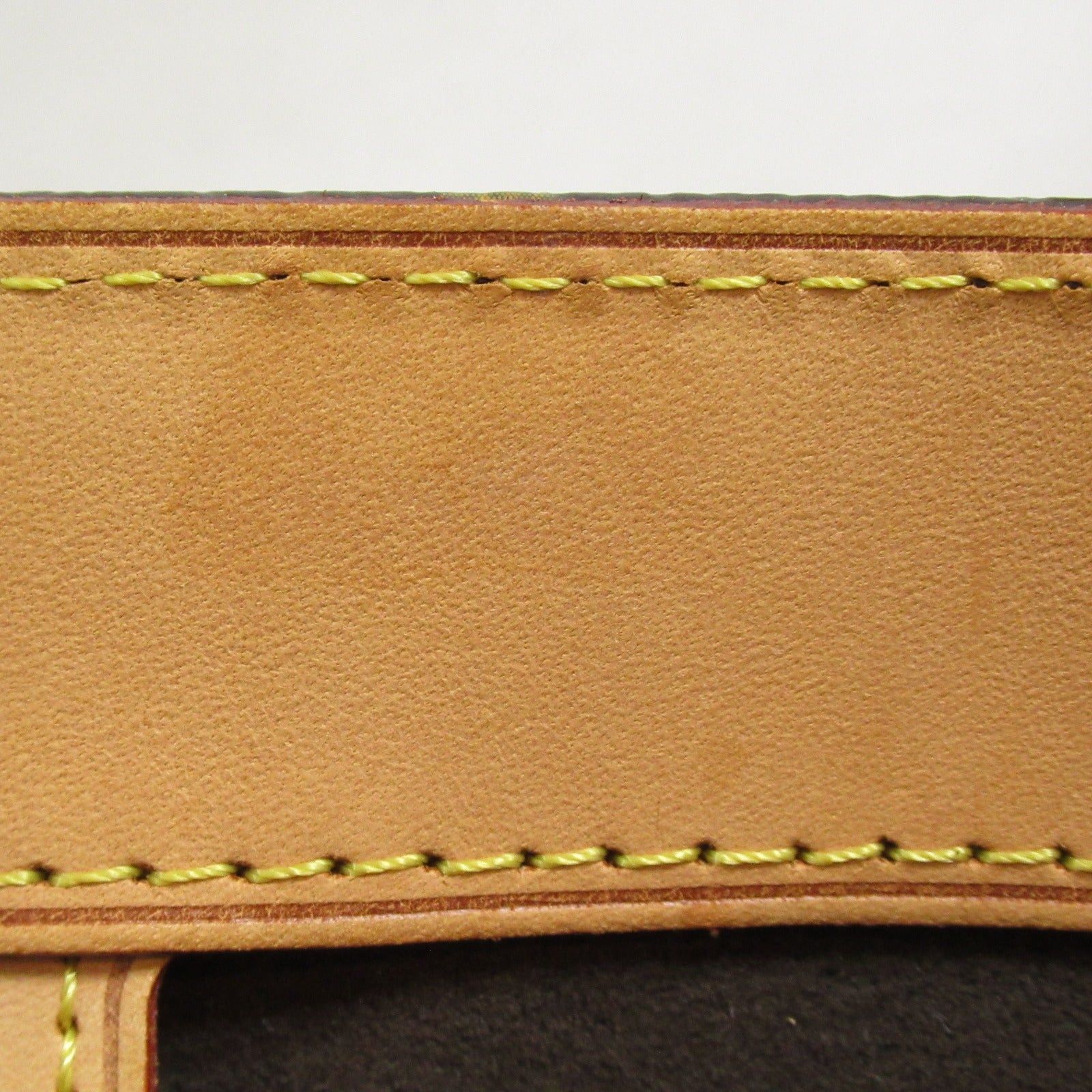 Louis Vuitton Louis Vuitton Wilshire Pm Handbag Coated Canvas Monogram Brown Size ONE SIZE - 11 Thumbnail