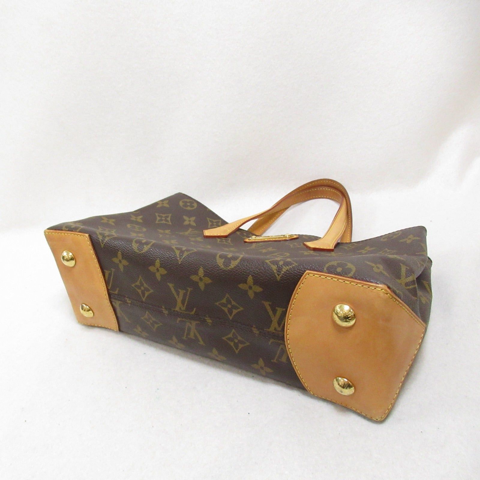 Louis Vuitton Louis Vuitton Wilshire Pm Handbag Coated Canvas Monogram Brown Size ONE SIZE - 4 Thumbnail
