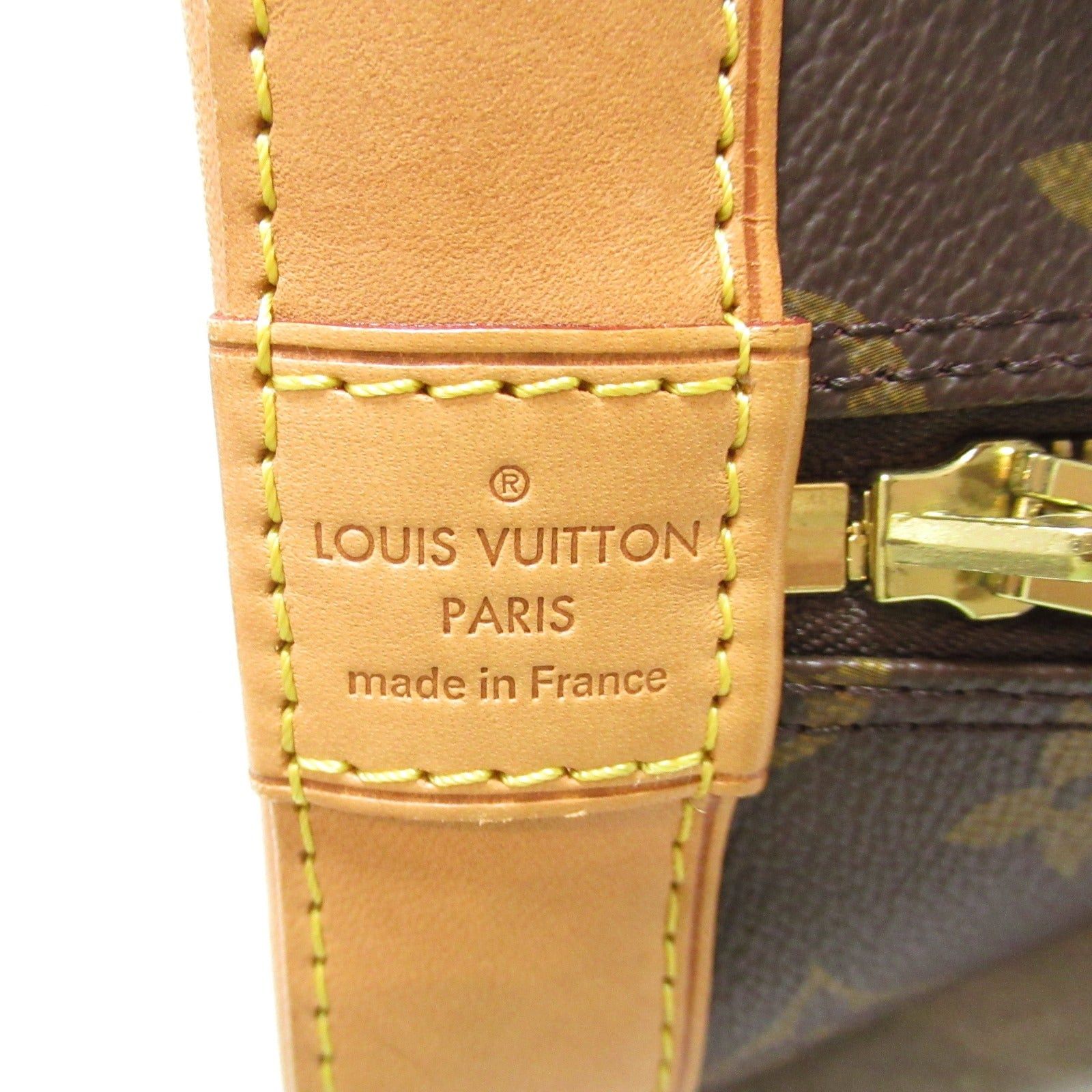 Louis Vuitton Louis Vuitton Alma Pm Handbag Coated Canvas Monogram Brown Size ONE SIZE - 7 Thumbnail