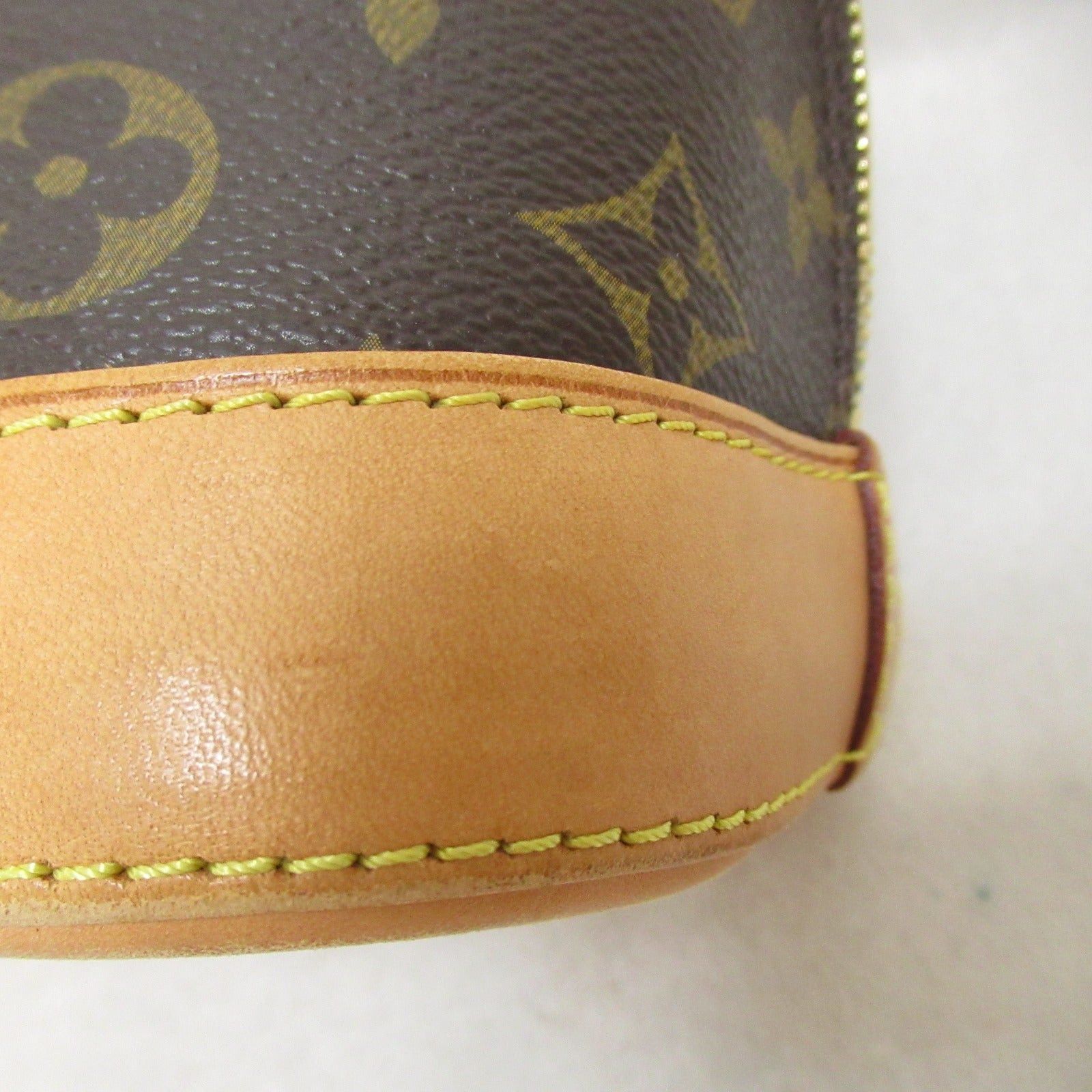Louis Vuitton Louis Vuitton Alma Pm Handbag Coated Canvas Monogram Brown Size ONE SIZE - 10 Thumbnail