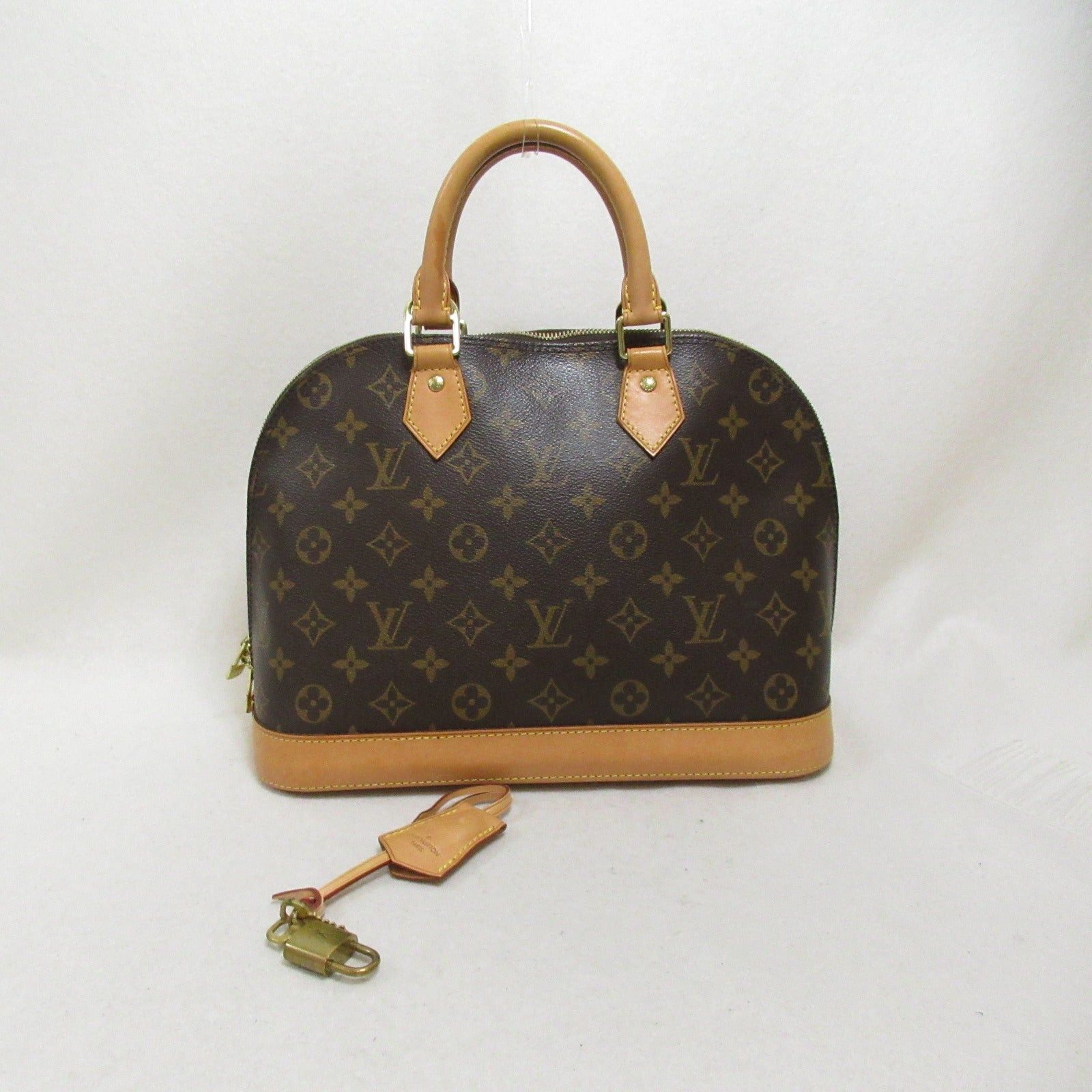 Louis Vuitton Louis Vuitton Alma Pm Handbag Coated Canvas Monogram Brown Size ONE SIZE - 5 Thumbnail