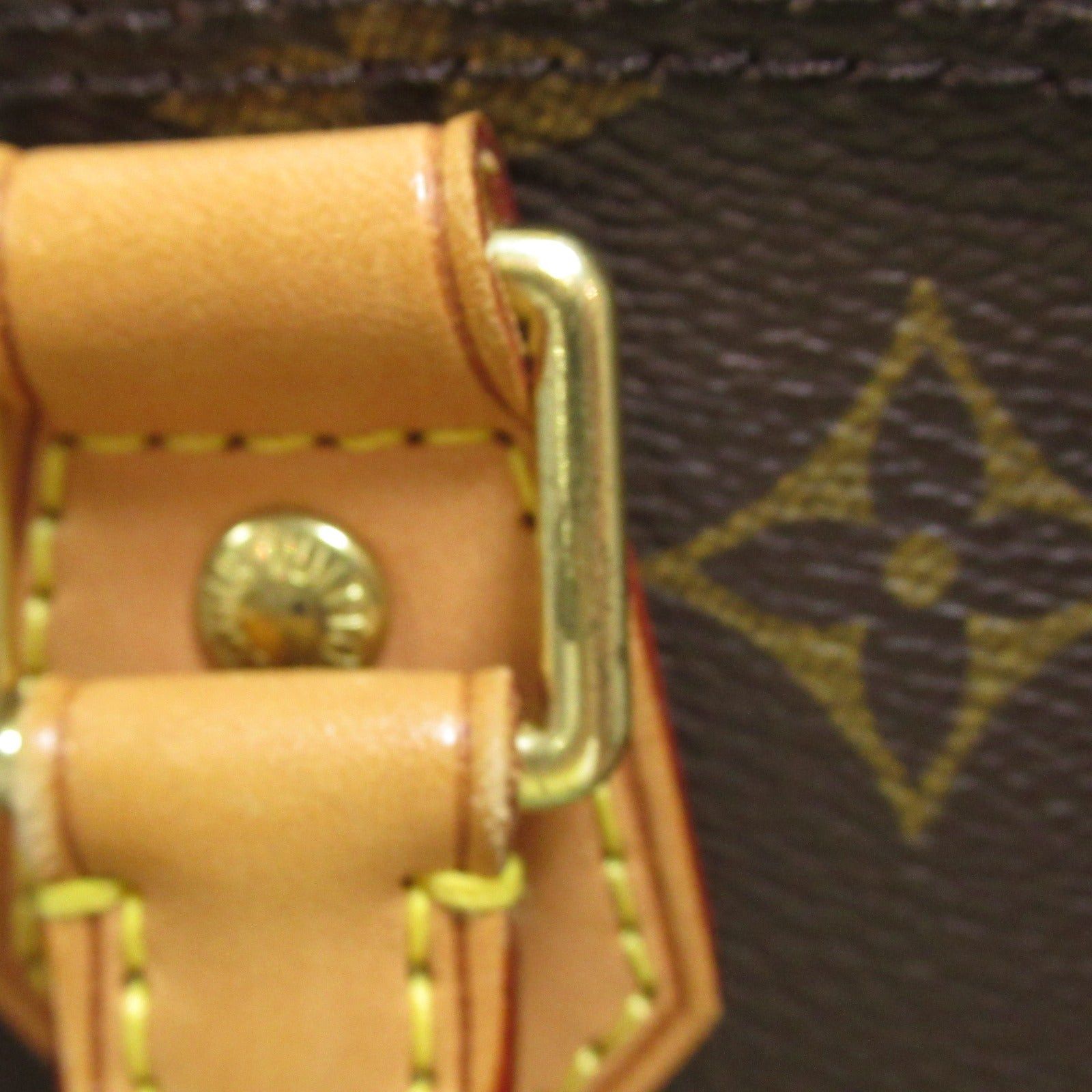 Louis Vuitton Louis Vuitton Alma Pm Handbag Coated Canvas Monogram Brown Size ONE SIZE - 12 Thumbnail