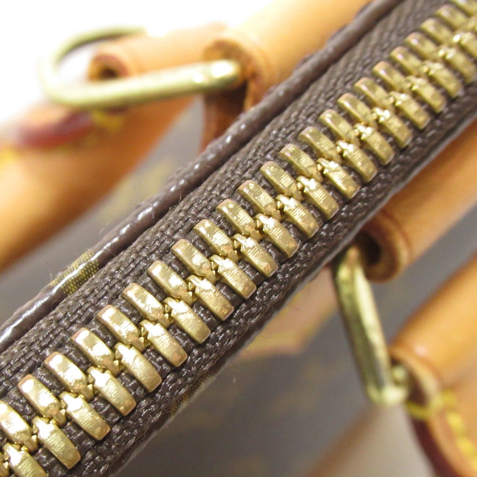 Louis Vuitton Louis Vuitton Alma Pm Handbag Coated Canvas Monogram Brown Size ONE SIZE - 13 Thumbnail