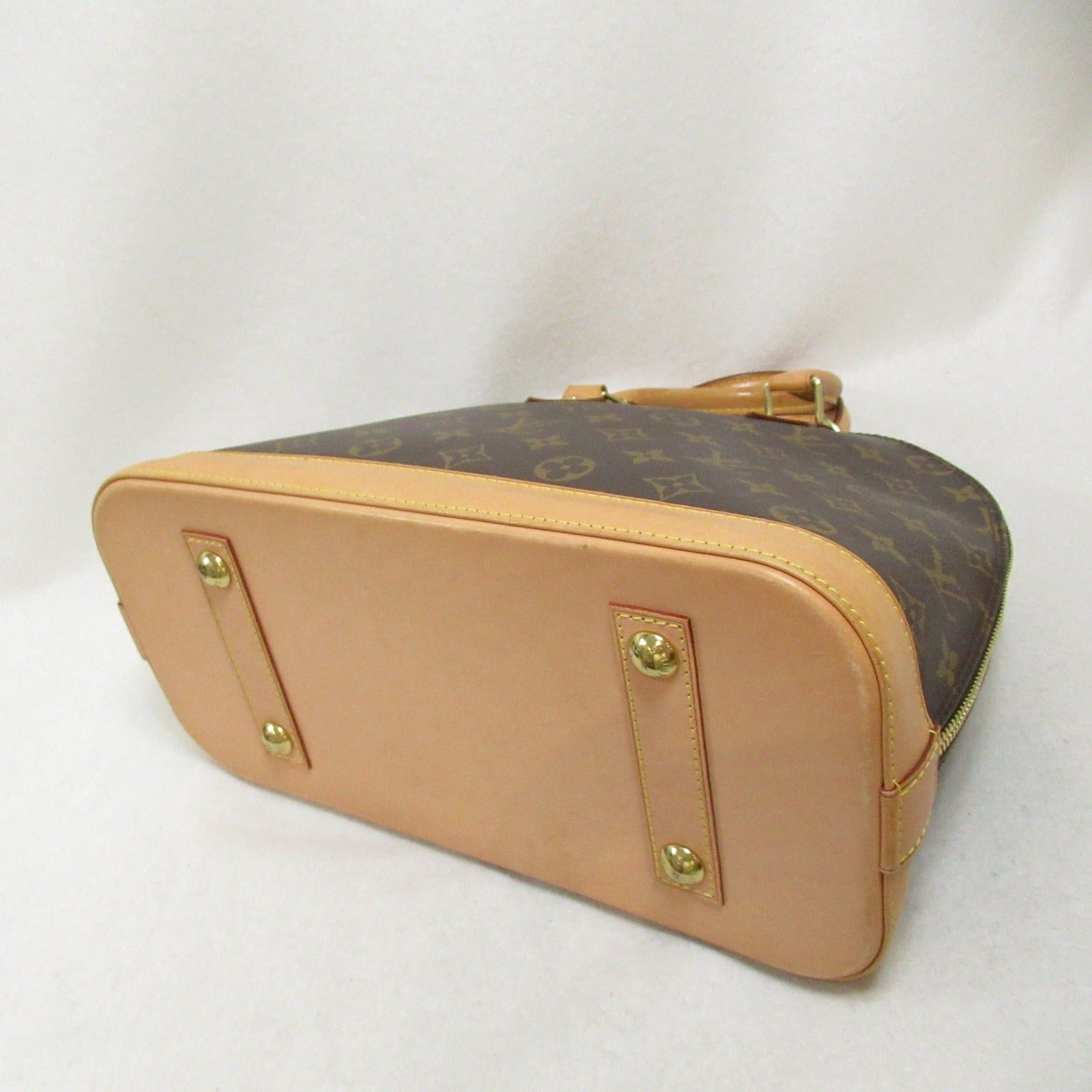 Louis Vuitton Louis Vuitton Alma Pm Handbag Coated Canvas Monogram Brown Size ONE SIZE - 4 Thumbnail