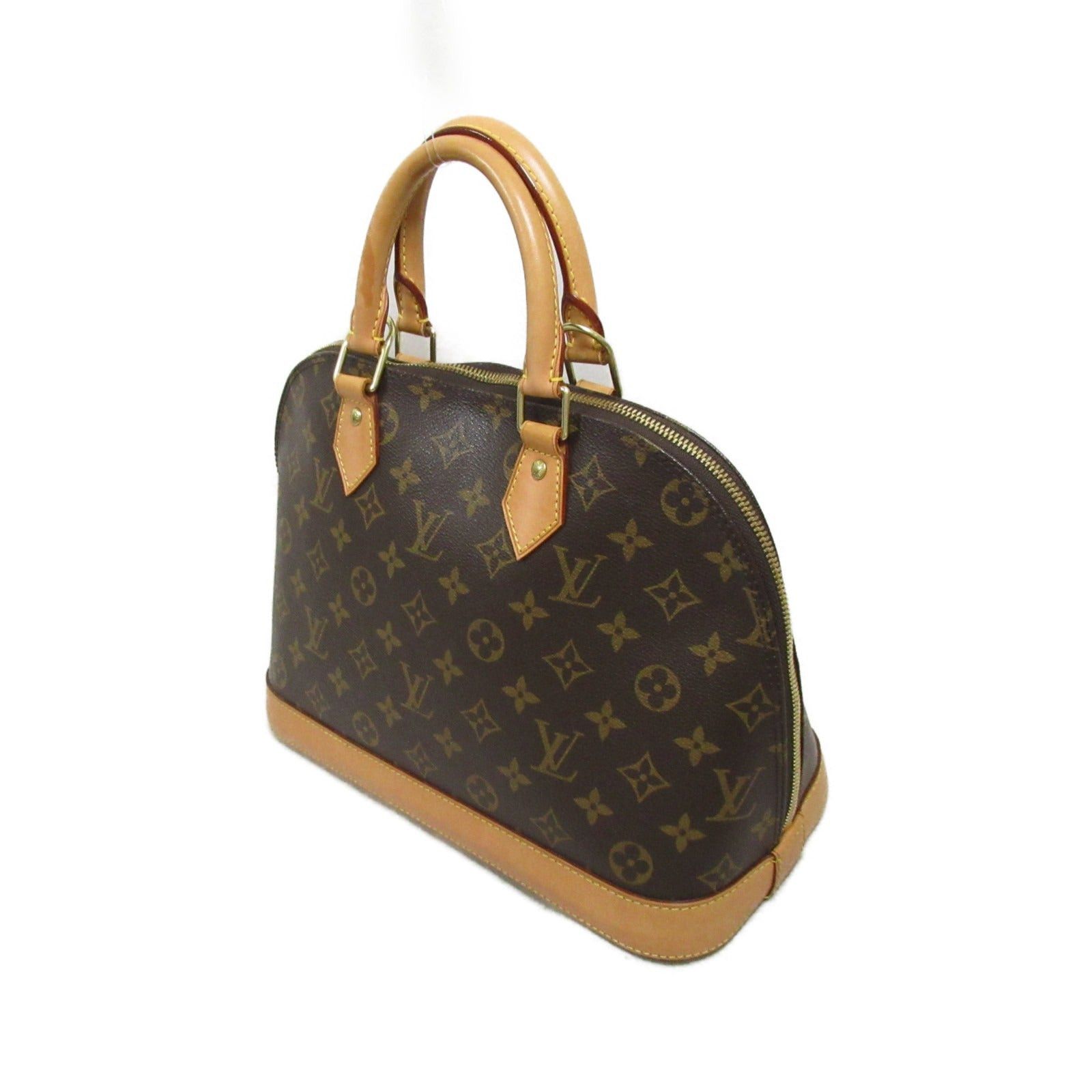 Louis Vuitton Louis Vuitton Alma Pm Handbag Coated Canvas Monogram Brown Size ONE SIZE - 3 Thumbnail