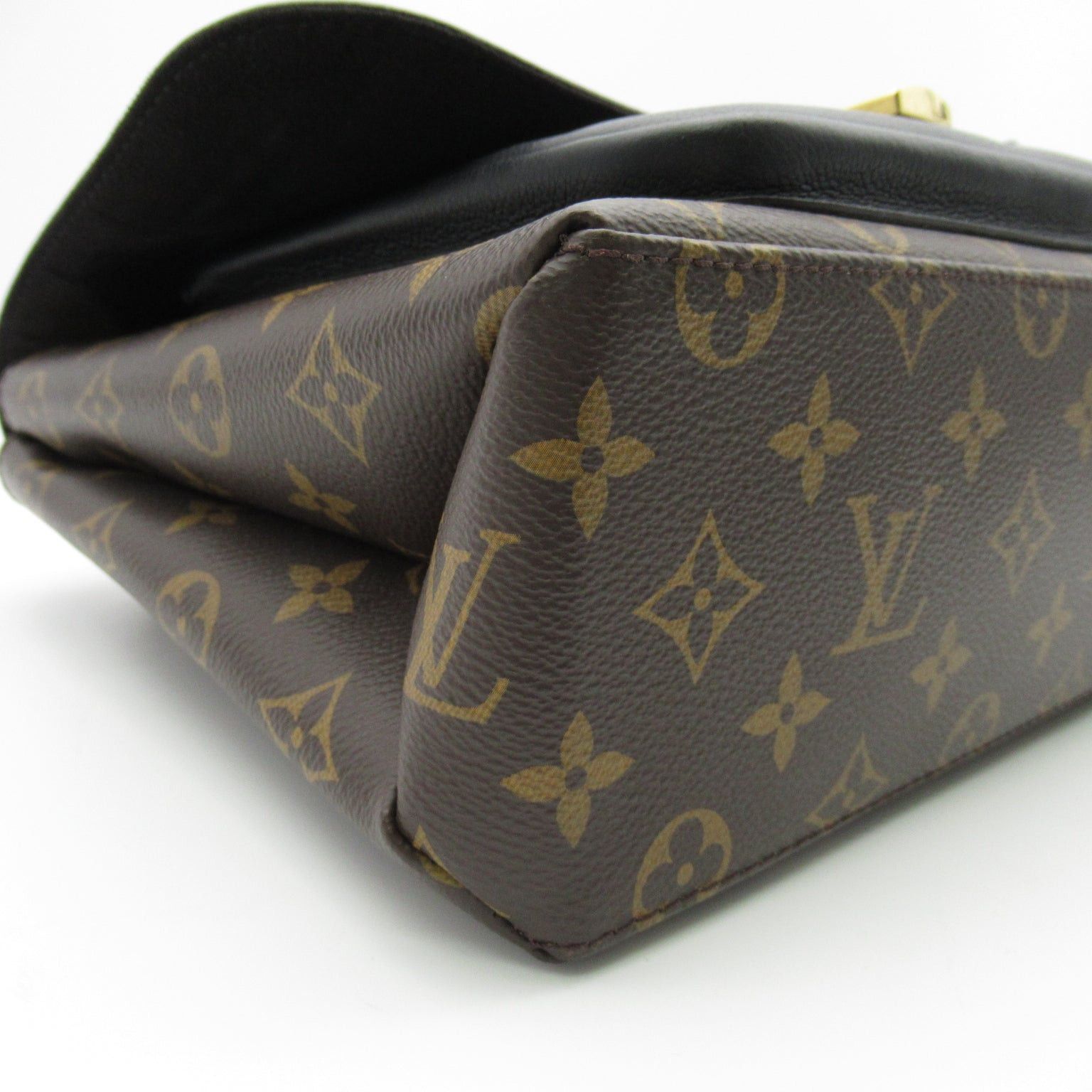 Louis Vuitton Louis Vuitton Marignan Shoulder Bag Coated Canvas Monogram Brown Black Noir Size ONE SIZE - 7 Thumbnail