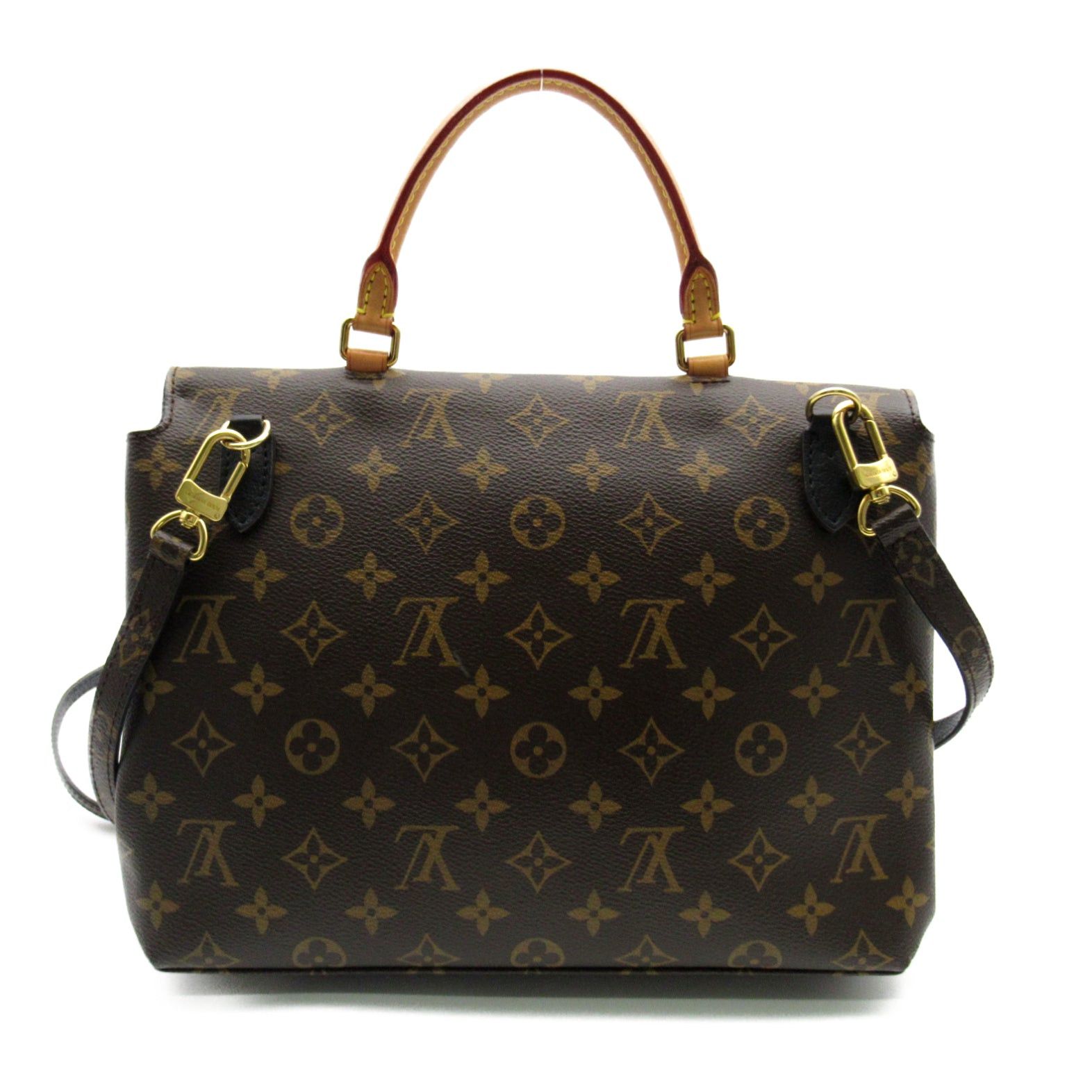 Louis Vuitton Louis Vuitton Marignan Shoulder Bag Coated Canvas Monogram Brown Black Noir Size ONE SIZE - 3 Thumbnail