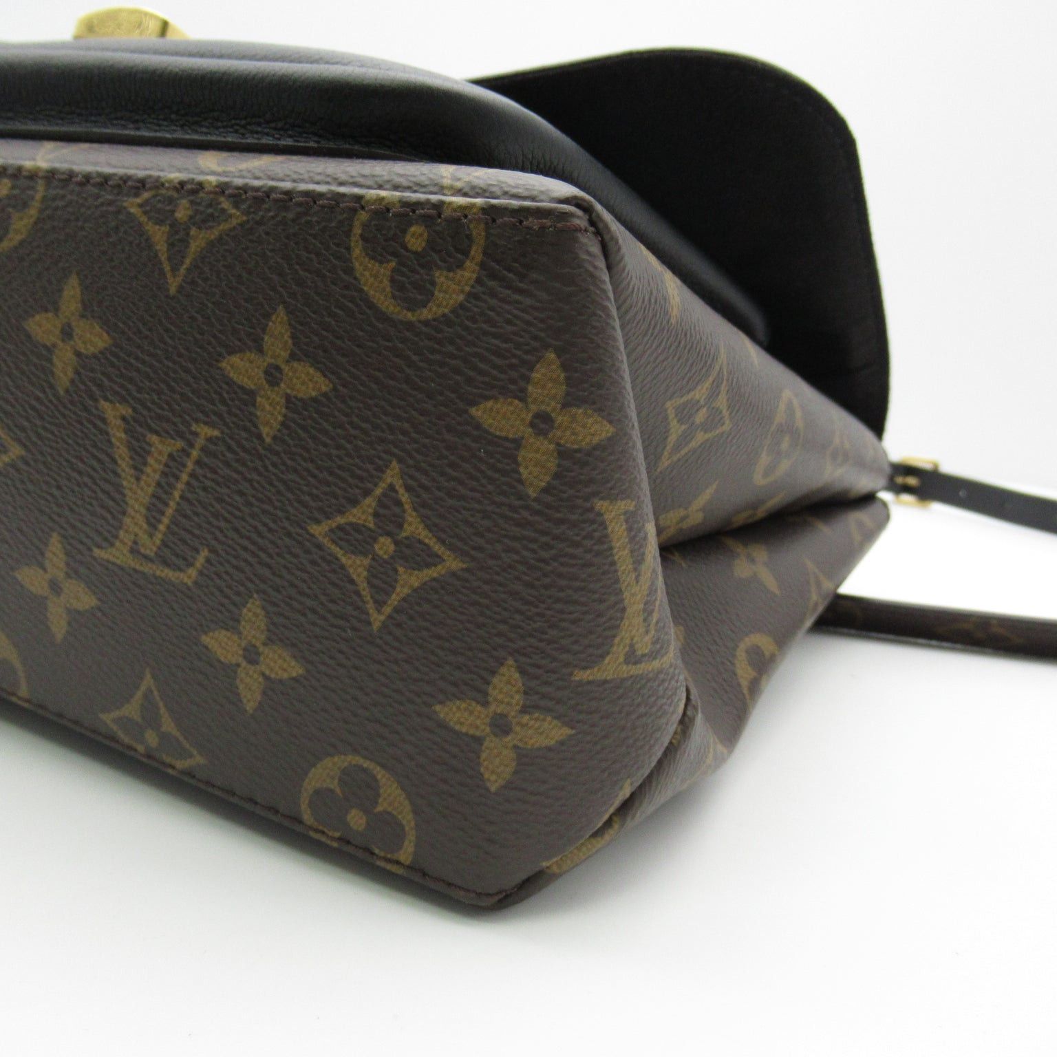 Louis Vuitton Louis Vuitton Marignan Shoulder Bag Coated Canvas Monogram Brown Black Noir Size ONE SIZE - 6 Thumbnail