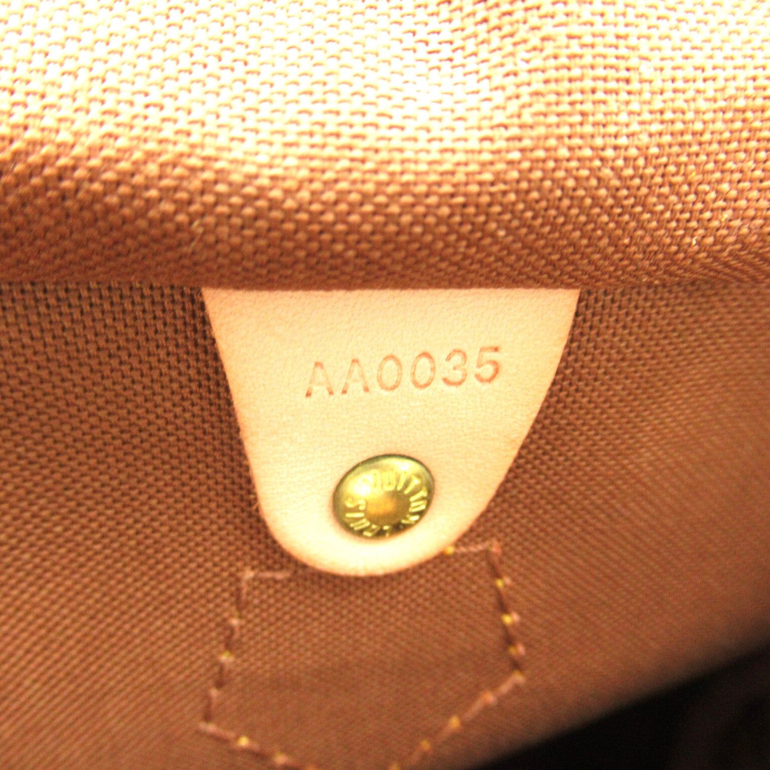 Louis Vuitton Louis Vuitton Speedy 30 Handbag Coated Canvas Monogram Brown Size ONE SIZE - 6 Thumbnail