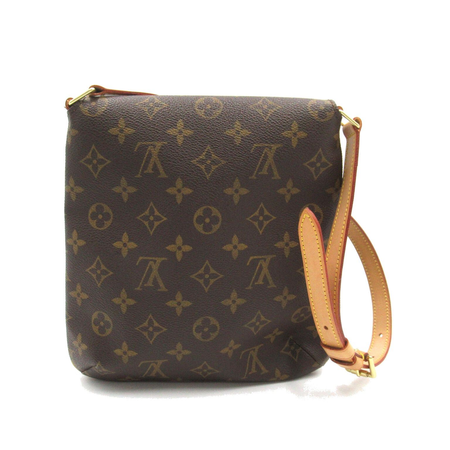 Louis Vuitton Louis Vuitton Musette Salsa Short Shoulder Bag Coated Canvas Monogram Brown Size ONE SIZE - 2 Thumbnail