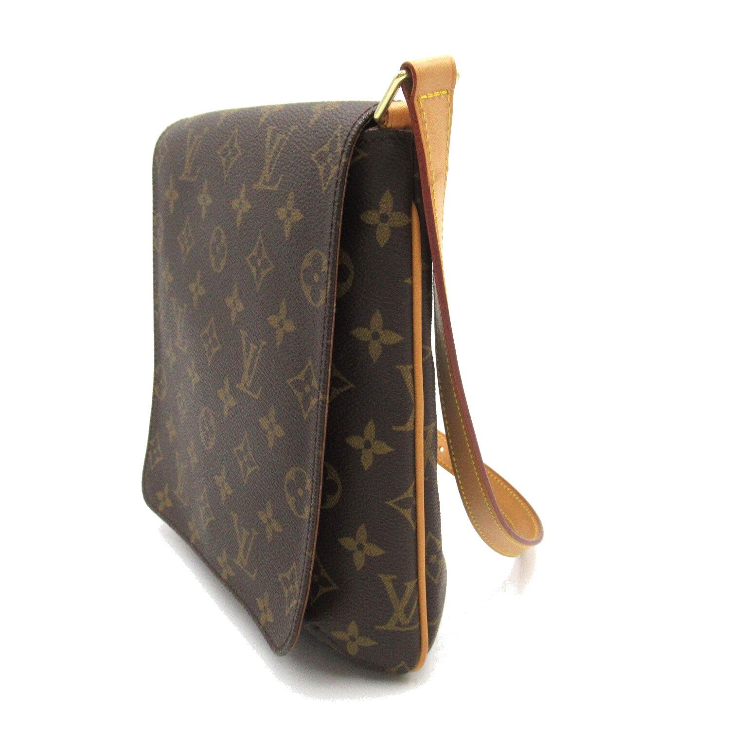 Louis Vuitton Louis Vuitton Musette Salsa Short Shoulder Bag Coated Canvas Monogram Brown Size ONE SIZE - 3 Thumbnail