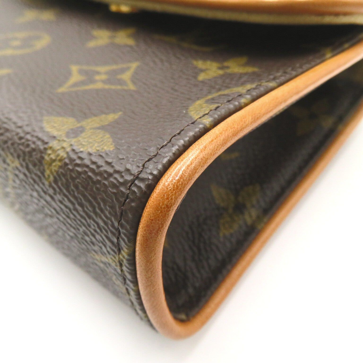Louis Vuitton Louis Vuitton Pochette Florentine Waist Bag Body Coated Canvas Monogram Brown Size ONE SIZE - 11 Thumbnail
