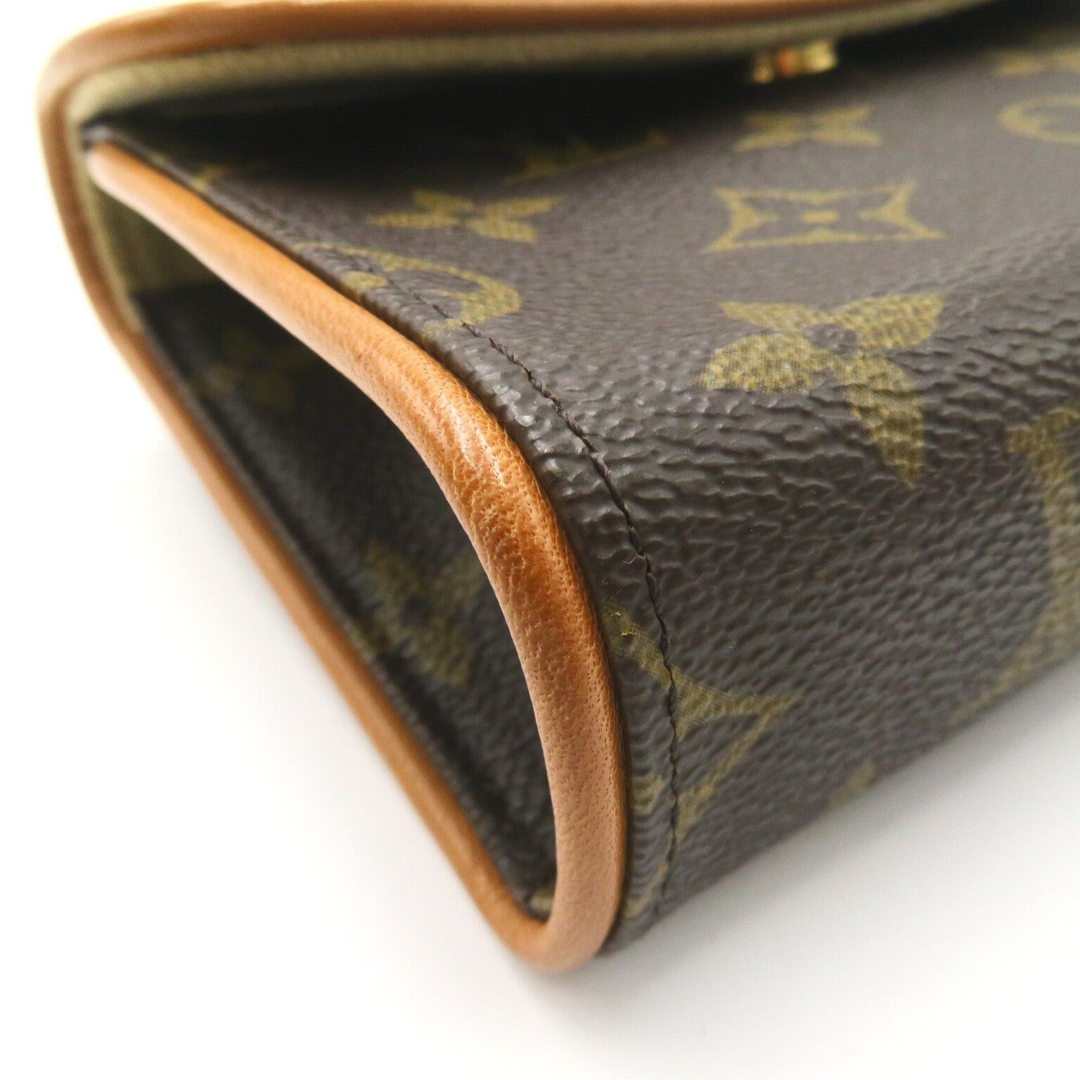 Louis Vuitton Louis Vuitton Pochette Florentine Waist Bag Body Coated Canvas Monogram Brown Size ONE SIZE - 12 Thumbnail