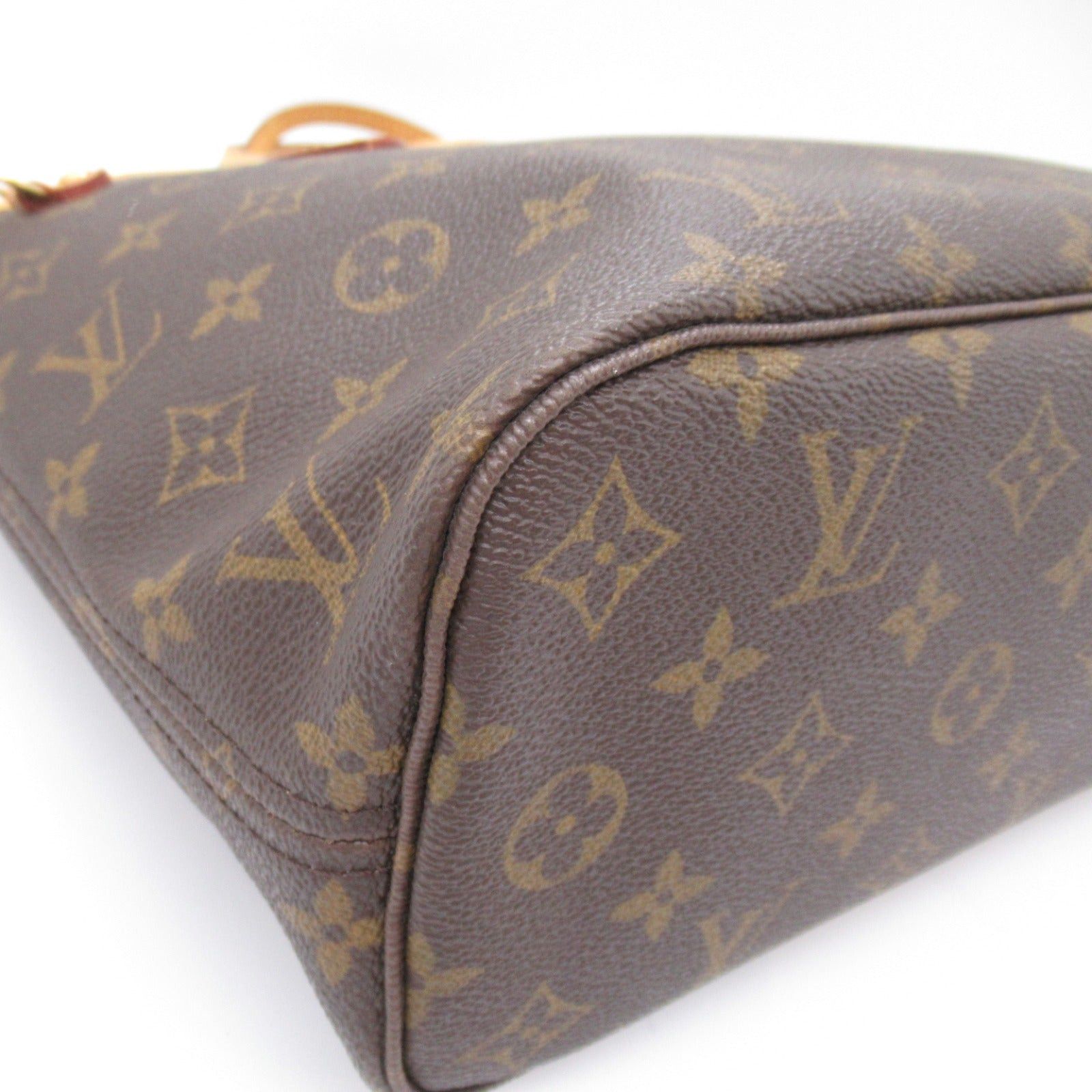 Louis Vuitton Louis Vuitton Neverfull Pm Tote Bag Handbag Coated Canvas Monogram Brown Size ONE SIZE - 10 Thumbnail