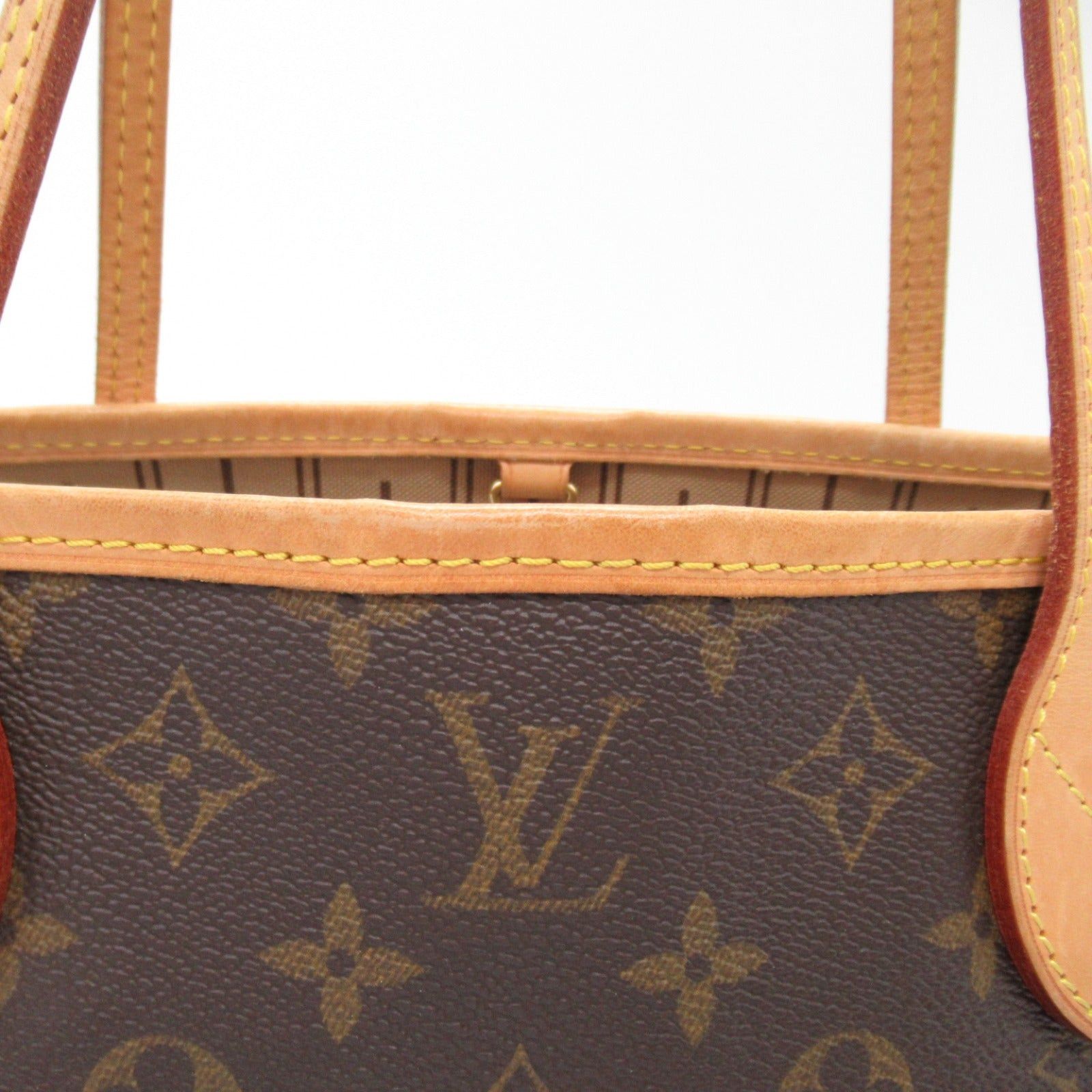 Louis Vuitton Louis Vuitton Neverfull Pm Tote Bag Handbag Coated Canvas Monogram Brown Size ONE SIZE - 11 Thumbnail